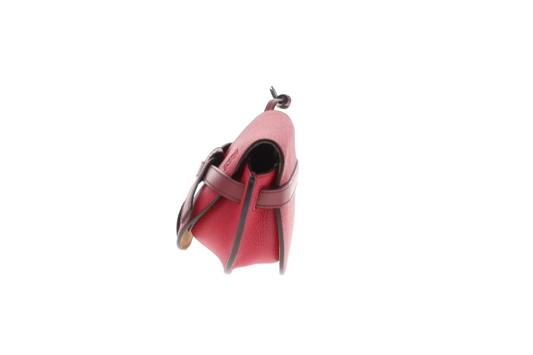 Loewe Raspberry Leather Mini Gate Bag - Image 9