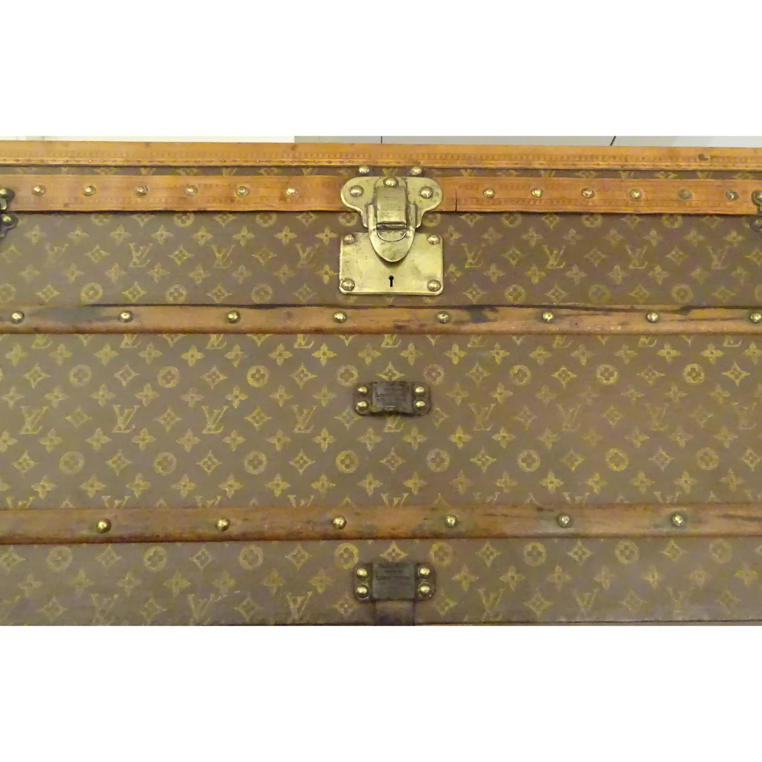 Louis Vuitton Antique Steamer Trunk 1920's - 1930's - Image 21