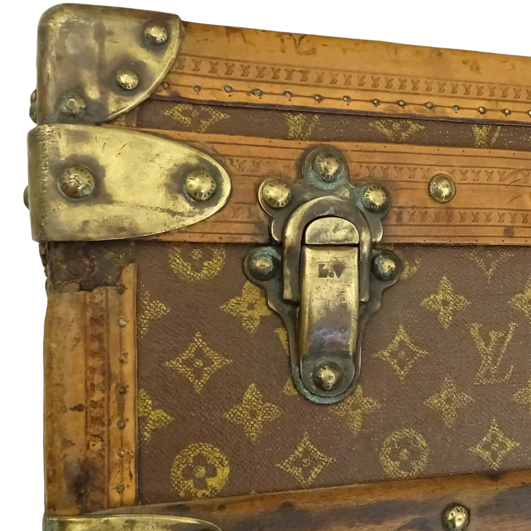 Louis Vuitton Antique Steamer Trunk 1920's - 1930's - Image 24