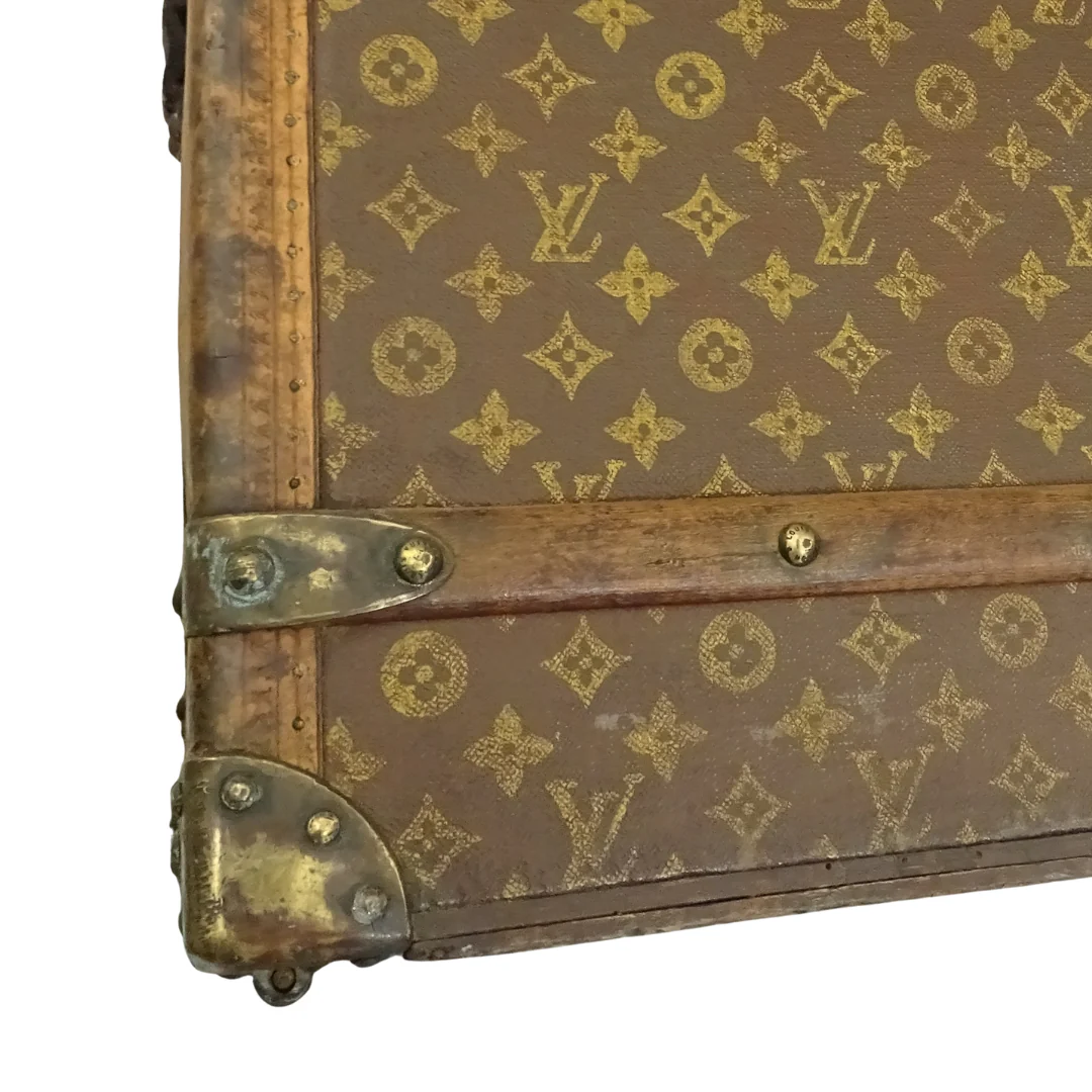 Louis Vuitton Antique Steamer Trunk 1920's - 1930's - Image 26
