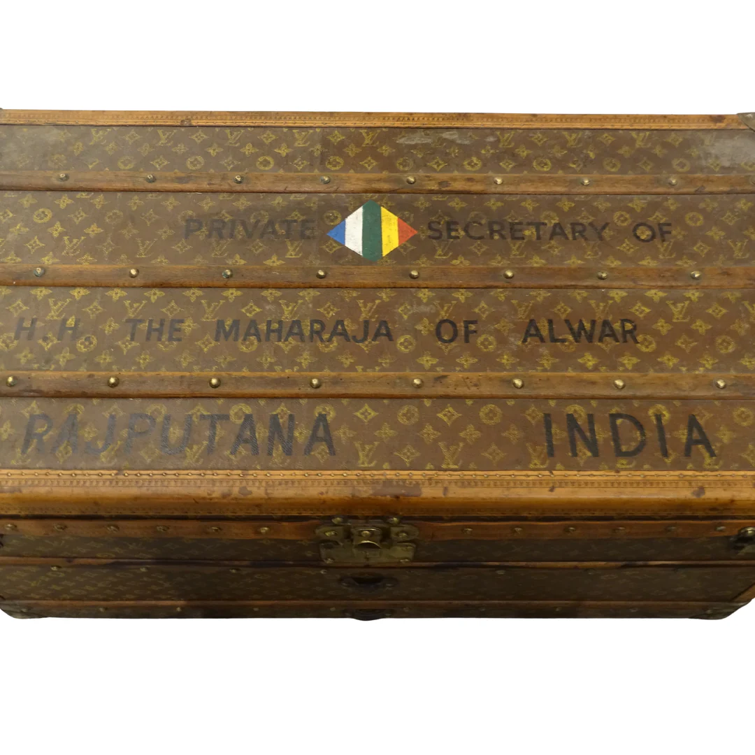 Louis Vuitton Antique Steamer Trunk 1920's - 1930's - Image 6