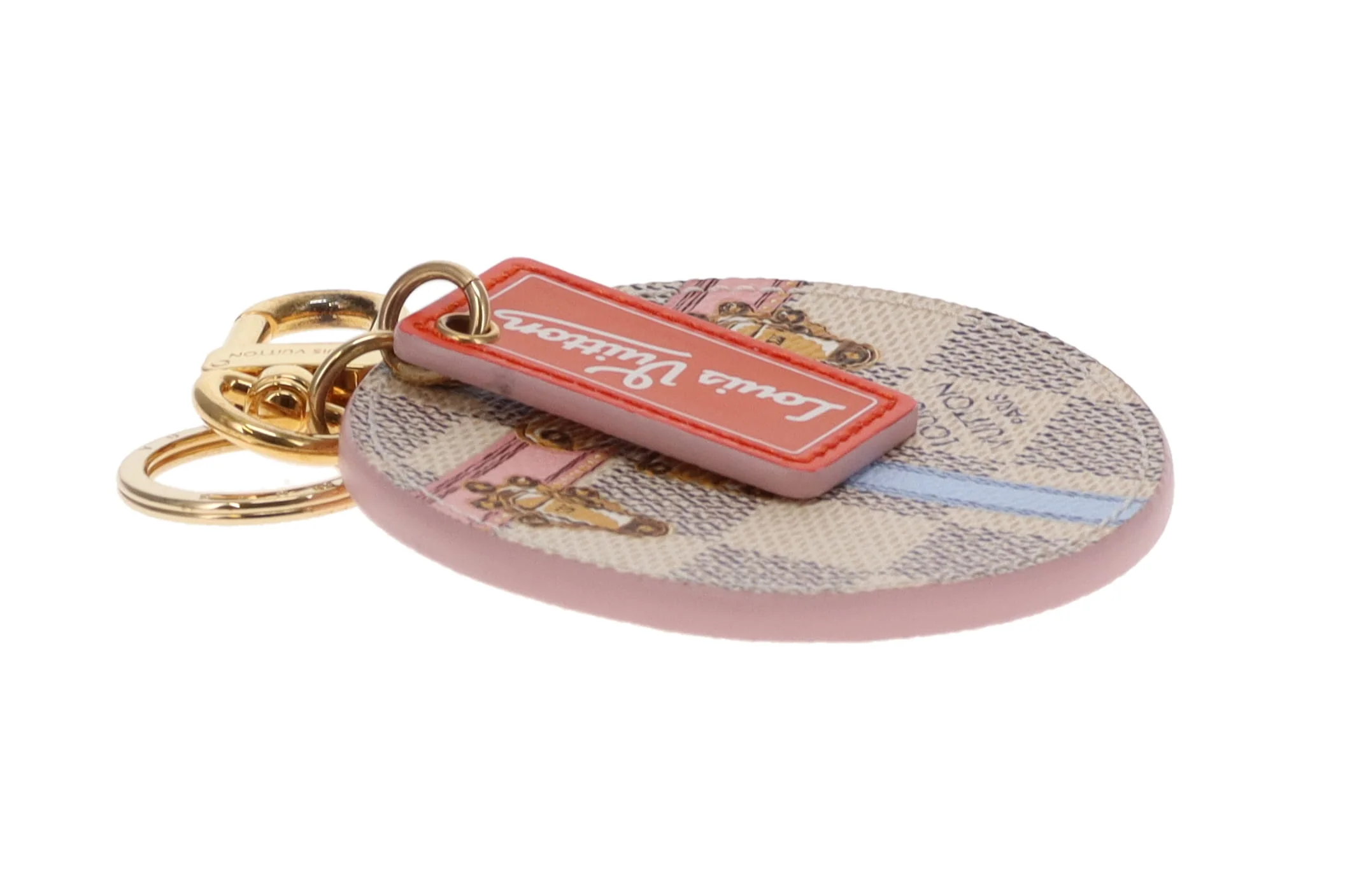 Louis Vuitton Bag Charm Trunks and Bags Damier Azur - Image 6