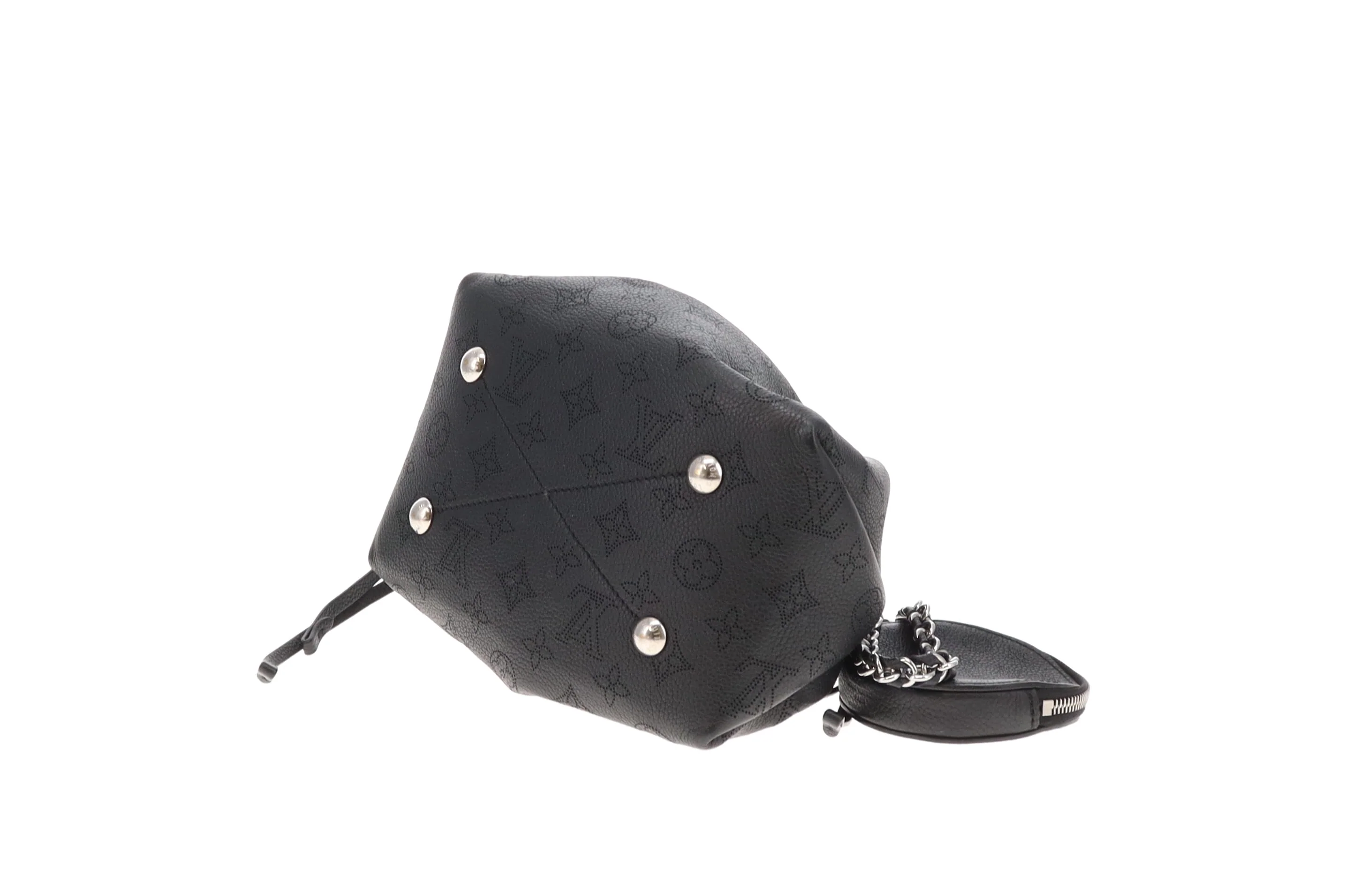 Louis Vuitton Bella Bucket Bag Black Mahina (NFID) - Image 12