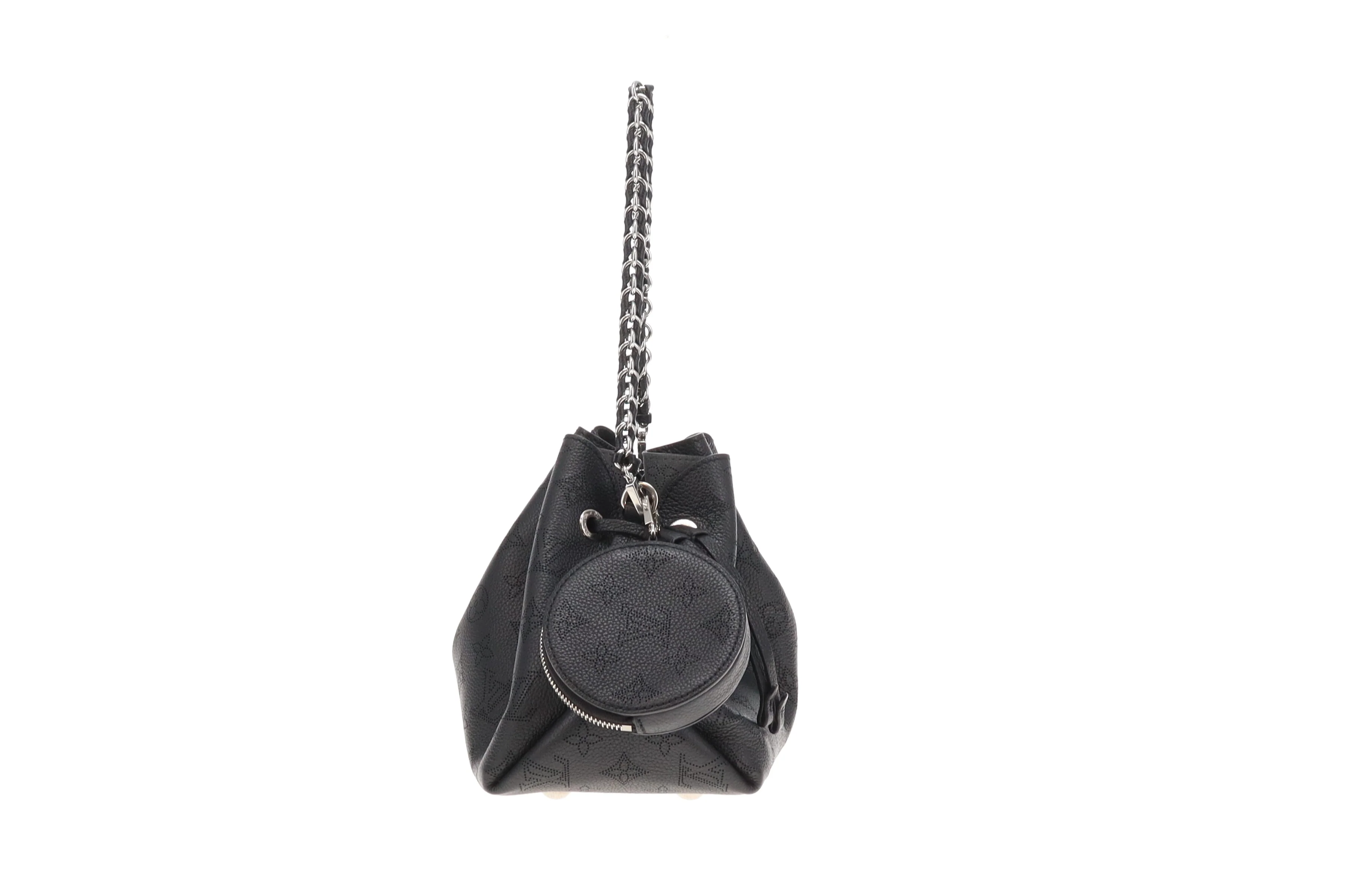Louis Vuitton Bella Bucket Bag Black Mahina (NFID) - Image 9