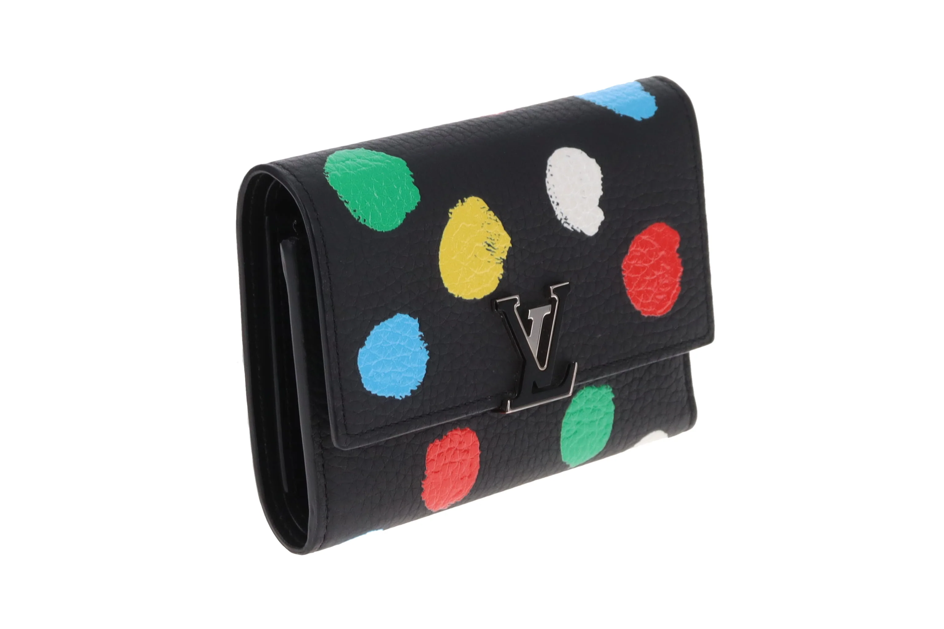 Louis Vuitton Capucines Compact Wallet Kusama 2023 - Image 3