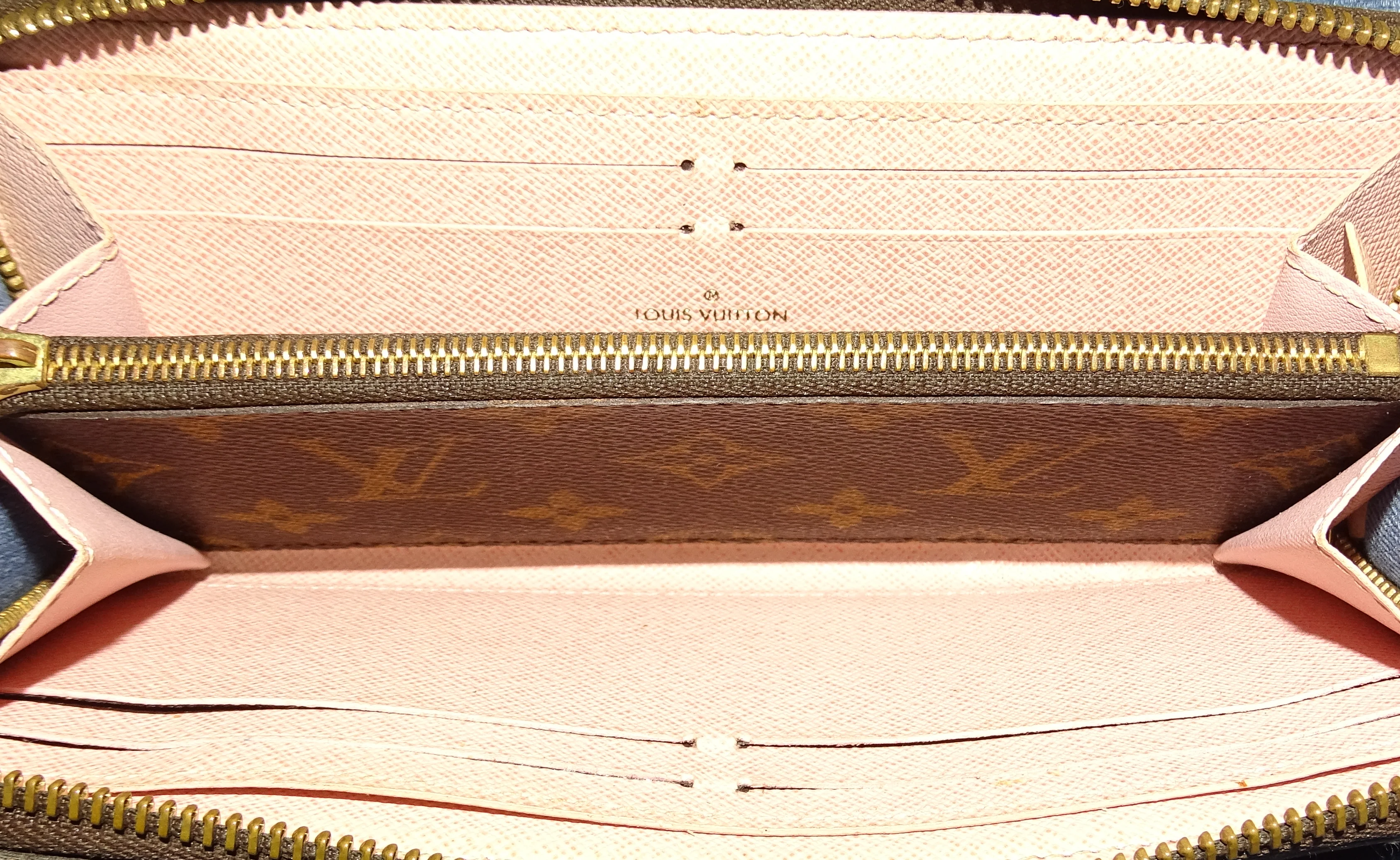 Louis Vuitton Clemence Wallet Monogram & Rose Ballerine GI1186 - Image 10