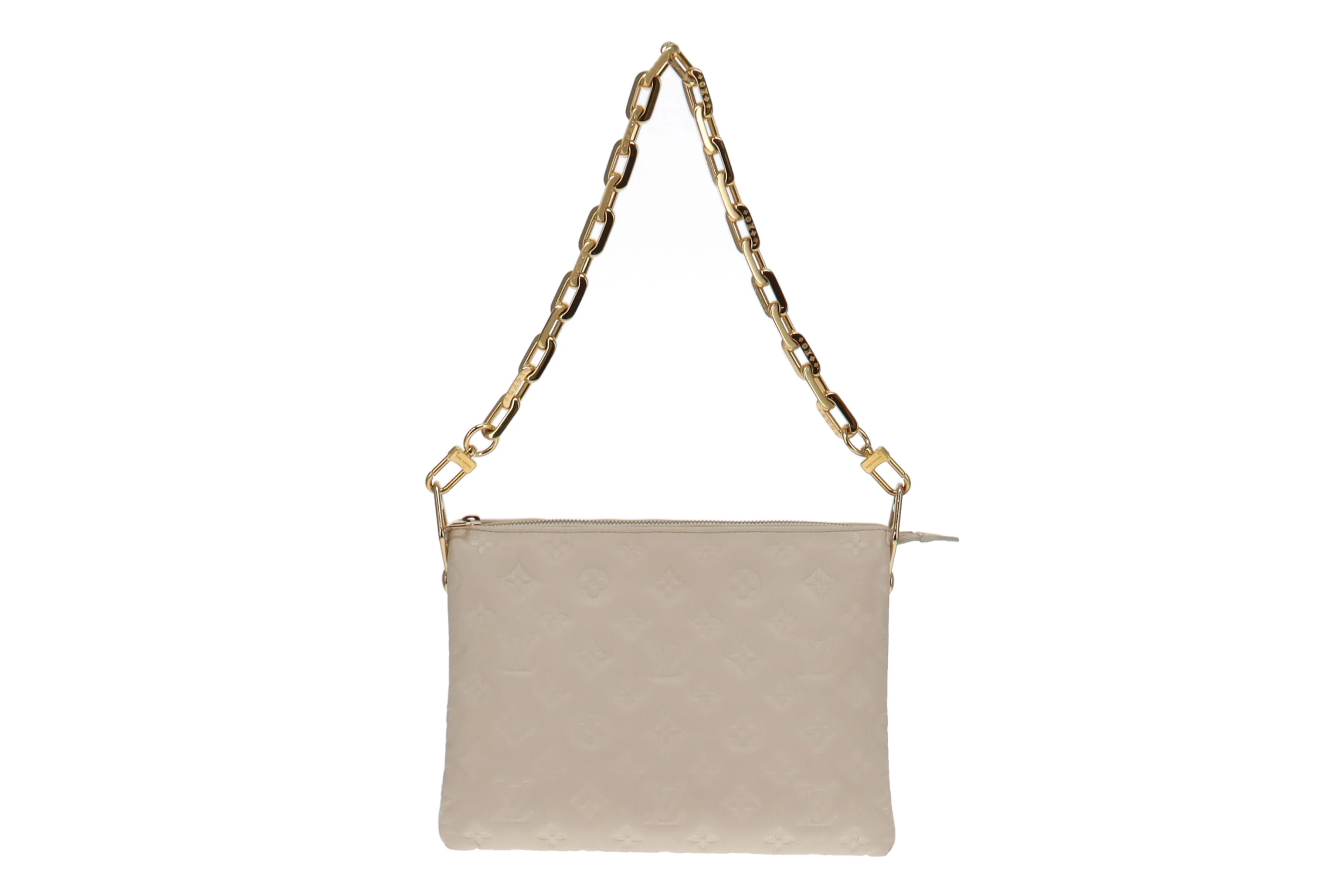 Louis Vuitton Crème Monogram Leather Coussin PM (NFID Chip) - Image 3