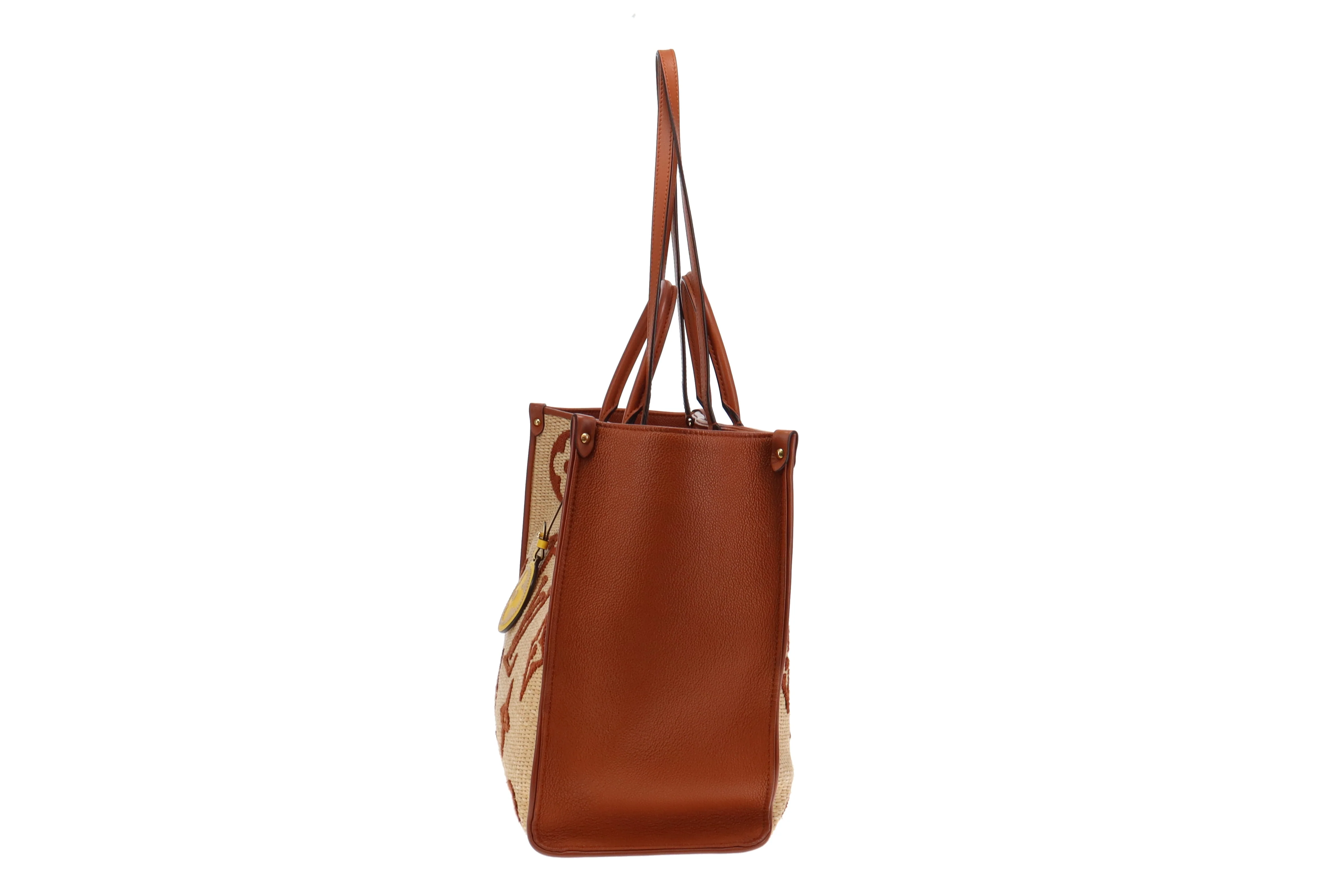 Louis Vuitton Giant Monogram Raffia OnTheGo GM (NFID Chip) - Image 9