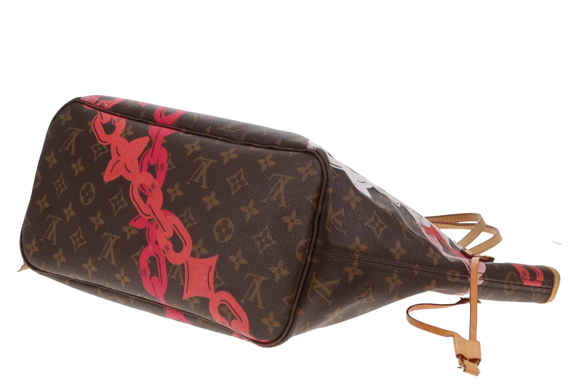Louis Vuitton Monogram Chain Print Neverfull MM Ltd. Ed. CA1136 (2) - Image 10