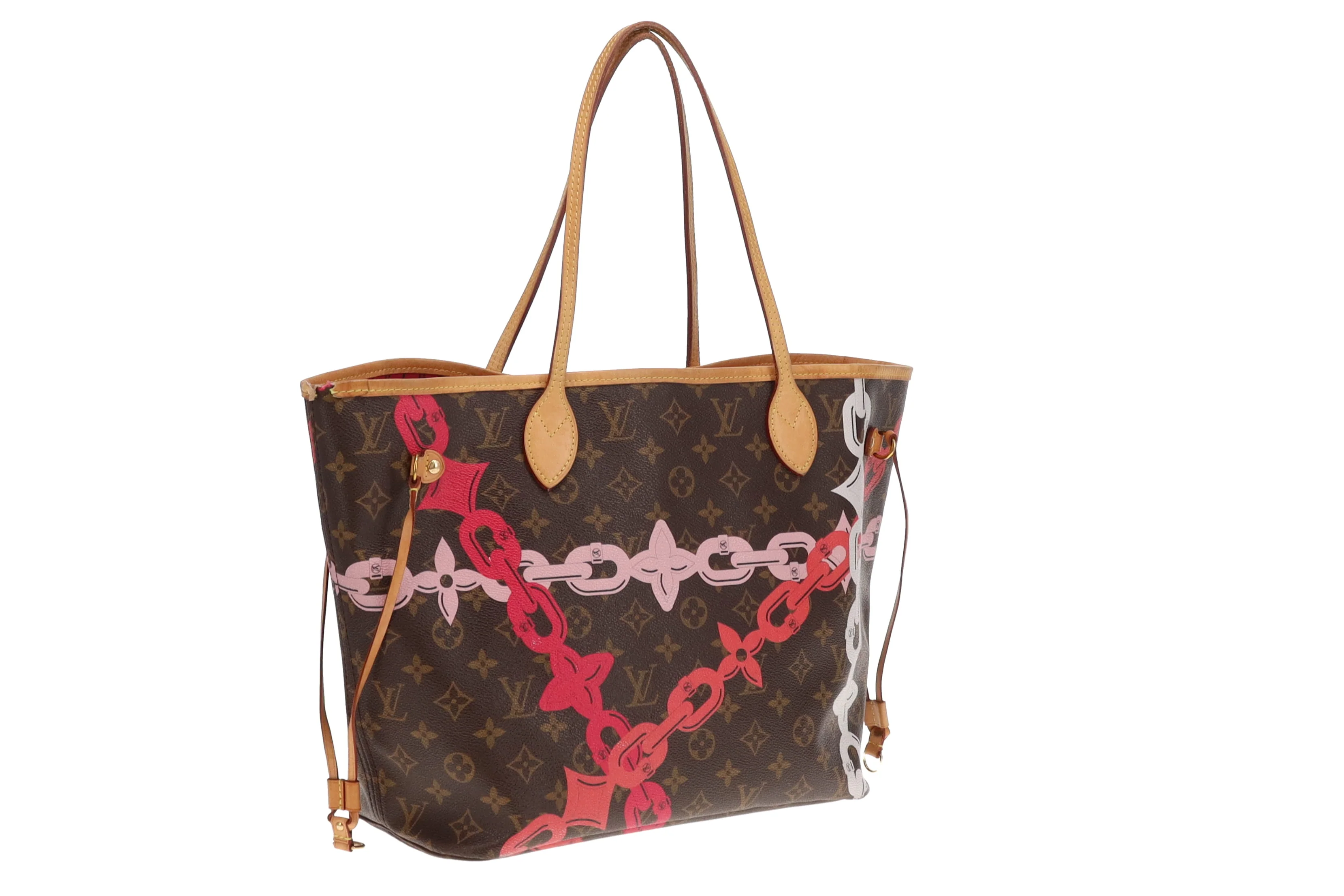 Louis Vuitton Monogram Chain Print Neverfull MM Ltd. Ed. CA1136 (2) - Image 3