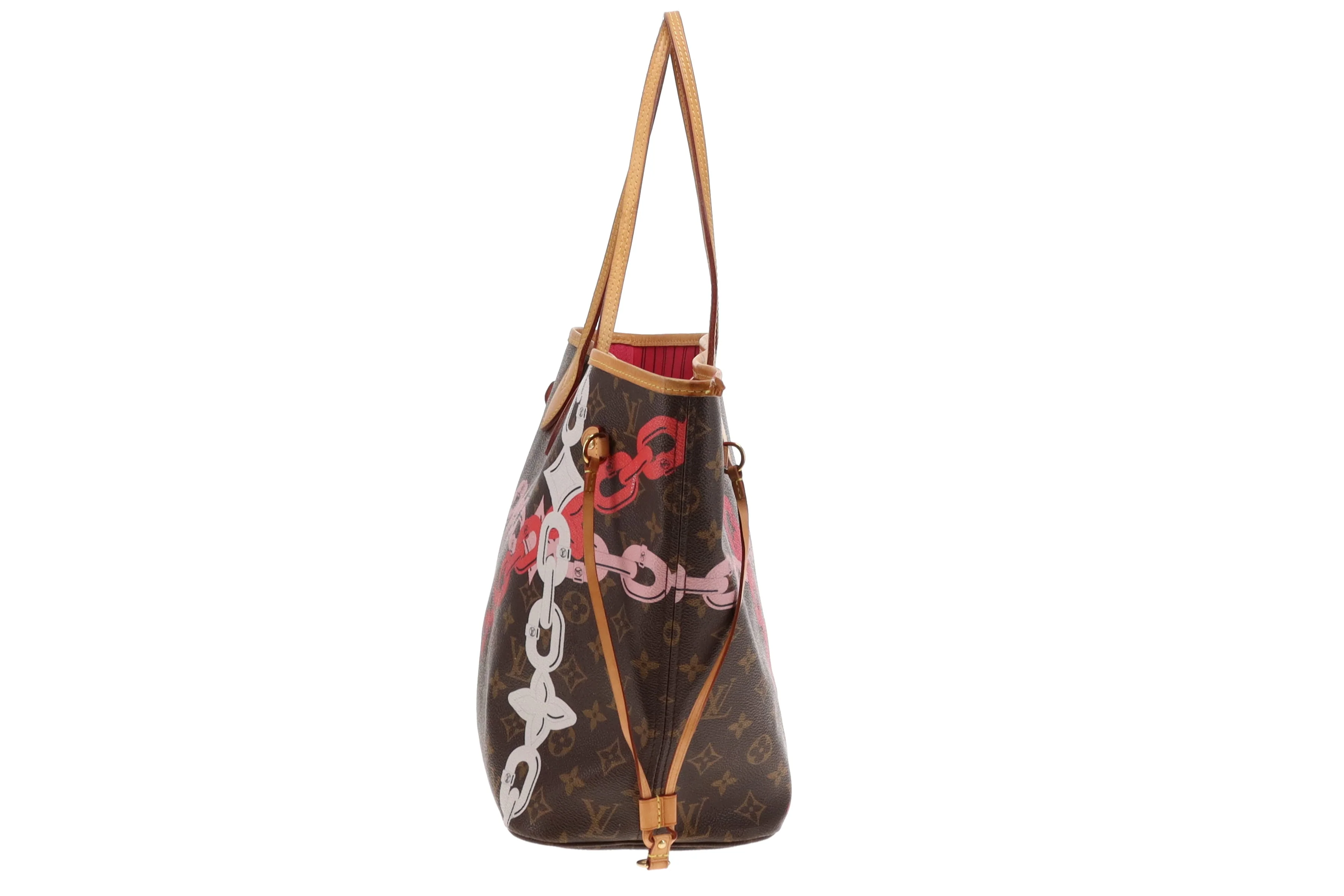 Louis Vuitton Monogram Chain Print Neverfull MM Ltd. Ed. CA1136 (2) - Image 4