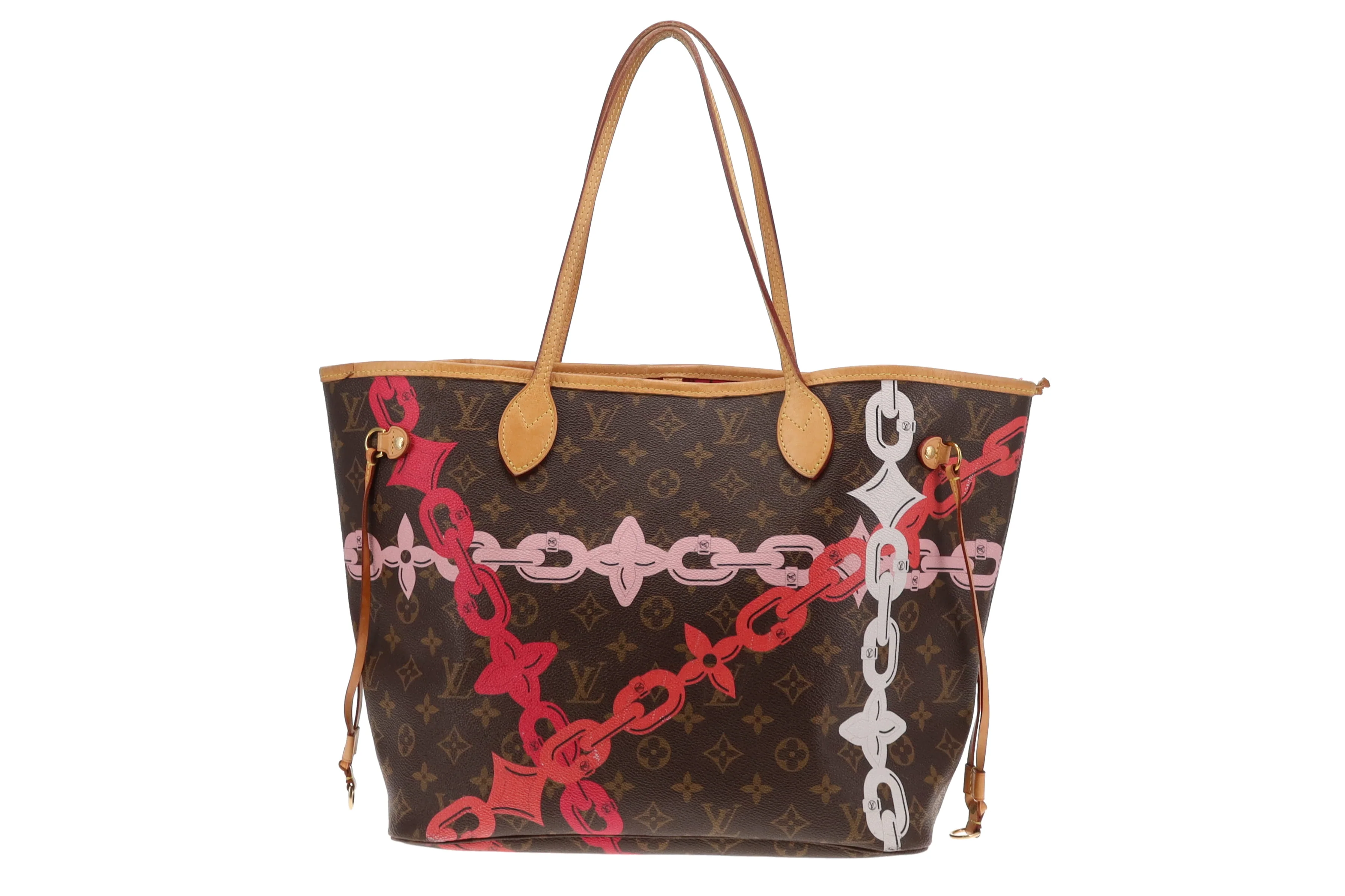 Louis Vuitton Monogram Chain Print Neverfull MM Ltd. Ed. CA1136 (2) - Image 5