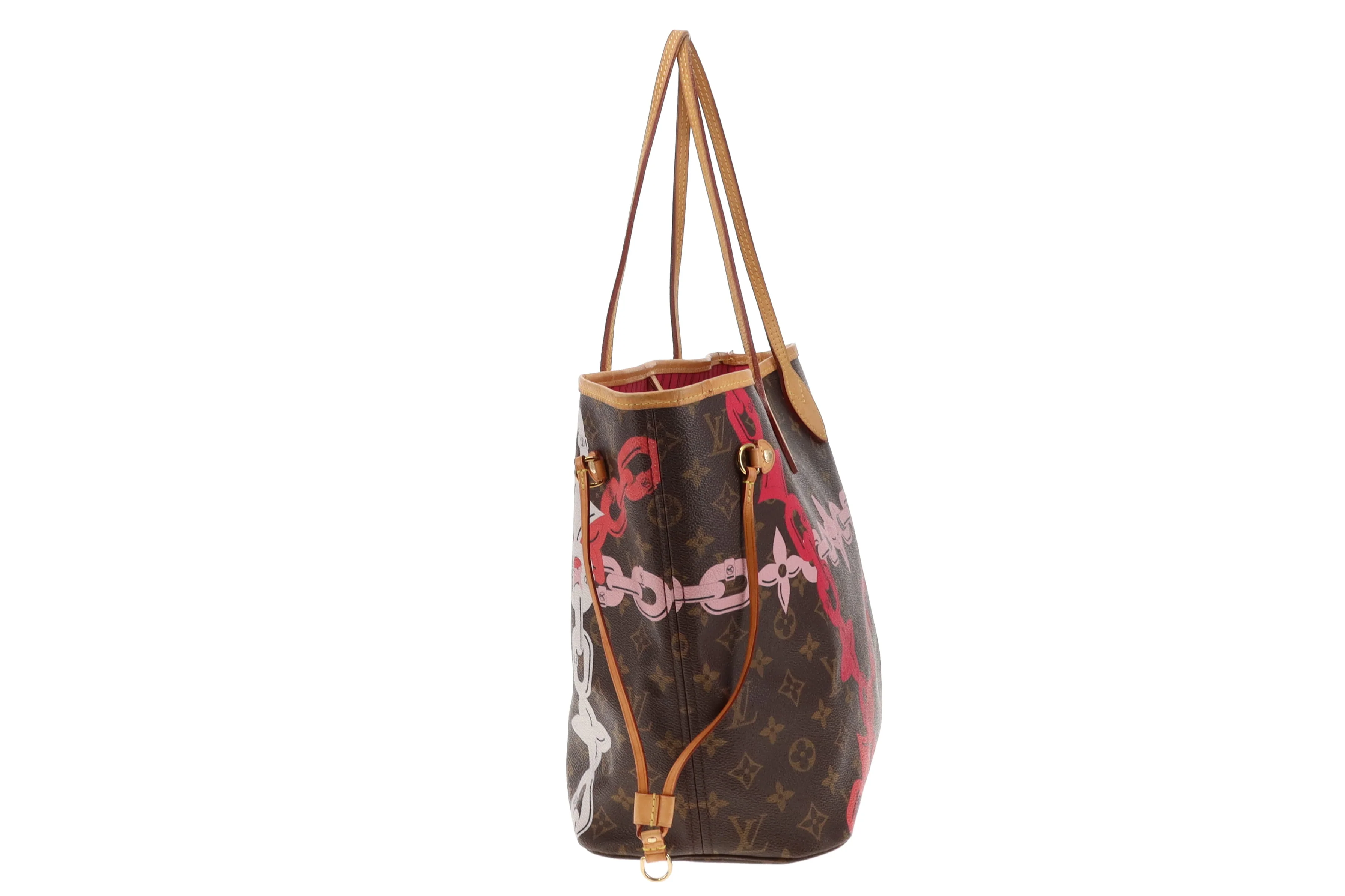 Louis Vuitton Monogram Chain Print Neverfull MM Ltd. Ed. CA1136 (2) - Image 6
