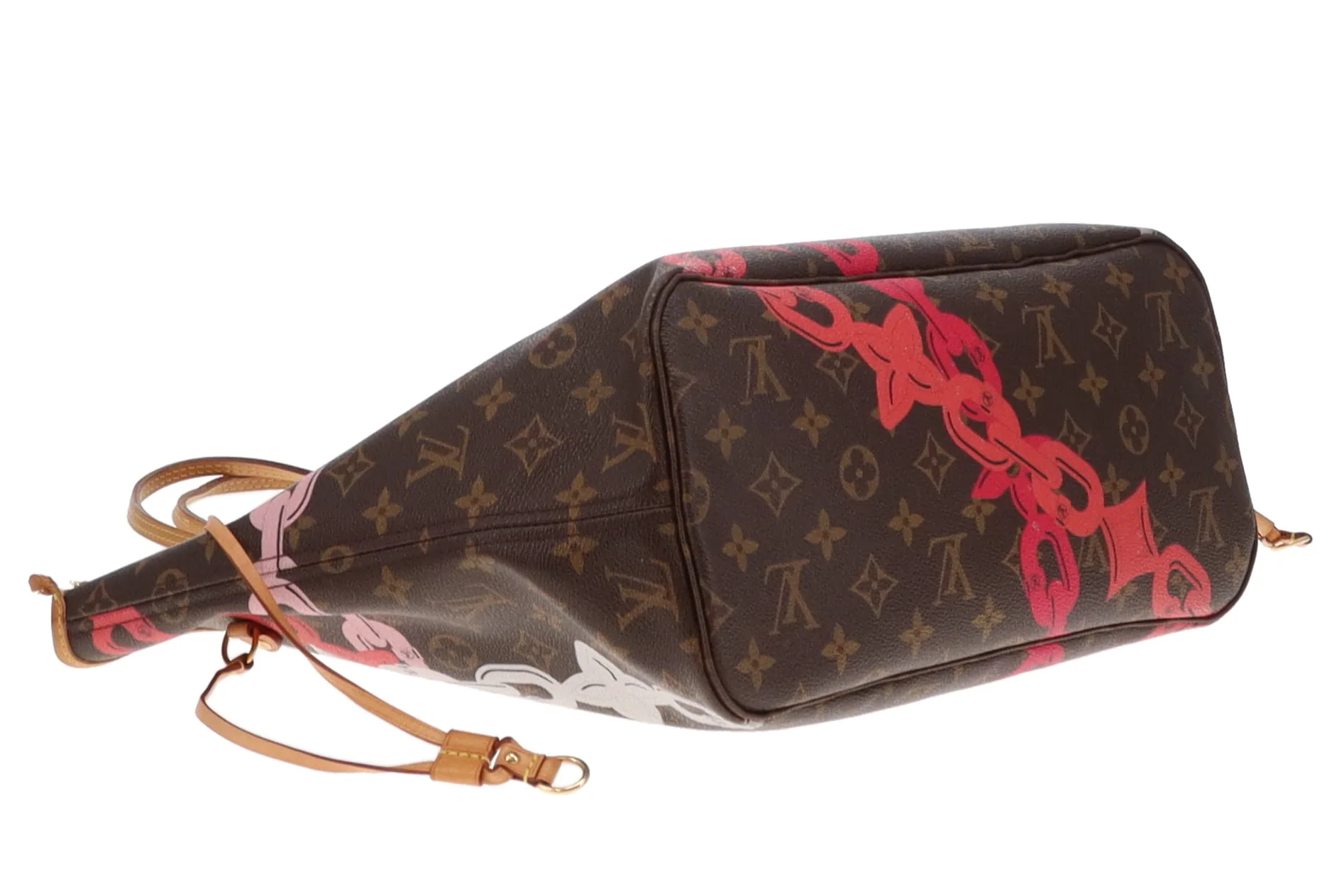 Louis Vuitton Monogram Chain Print Neverfull MM Ltd. Ed. CA1136 (2) - Image 9