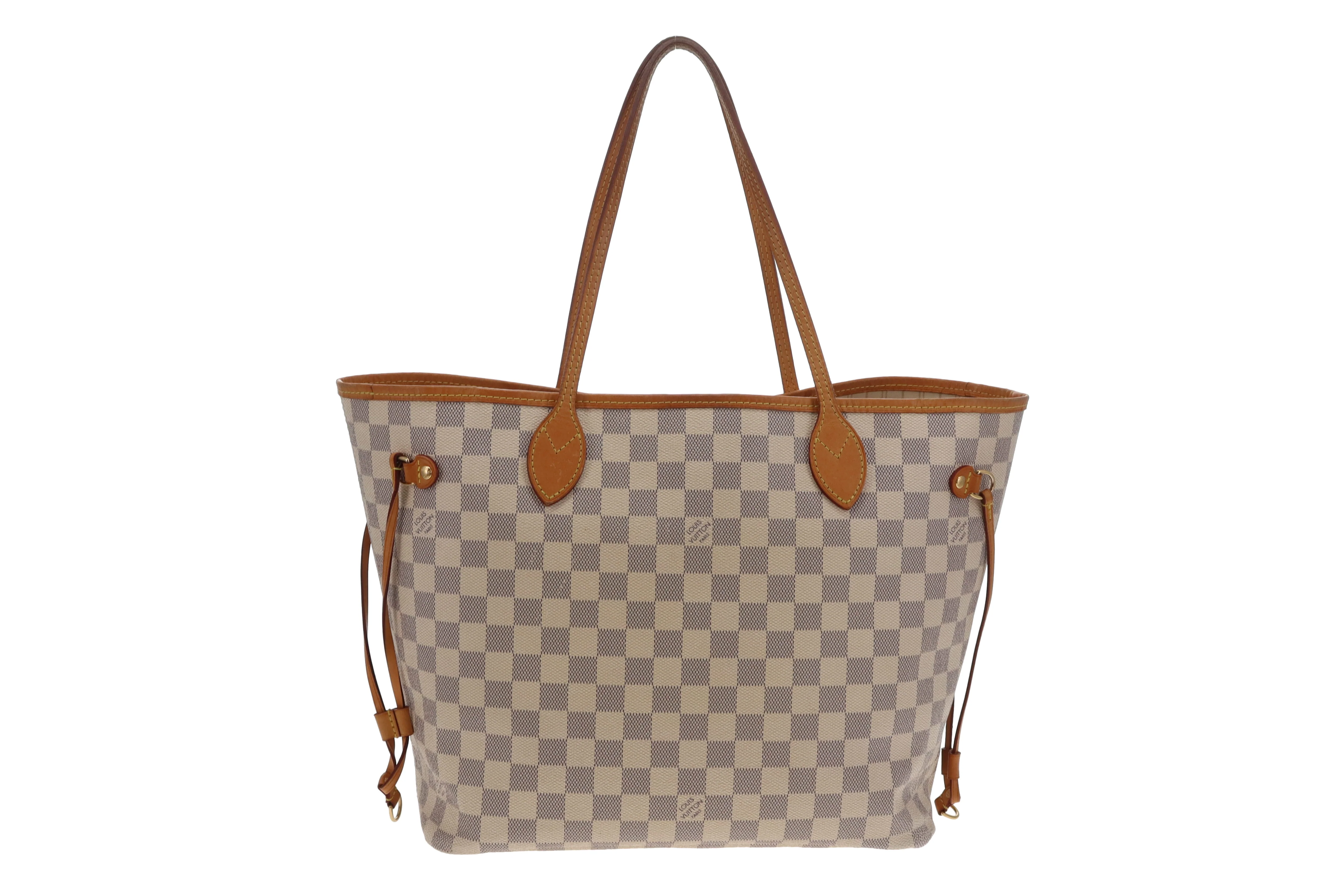 Louis Vuitton Neverfull Damier Azur MM GI1106 - 2016 (hotstamped MK) - Image 5