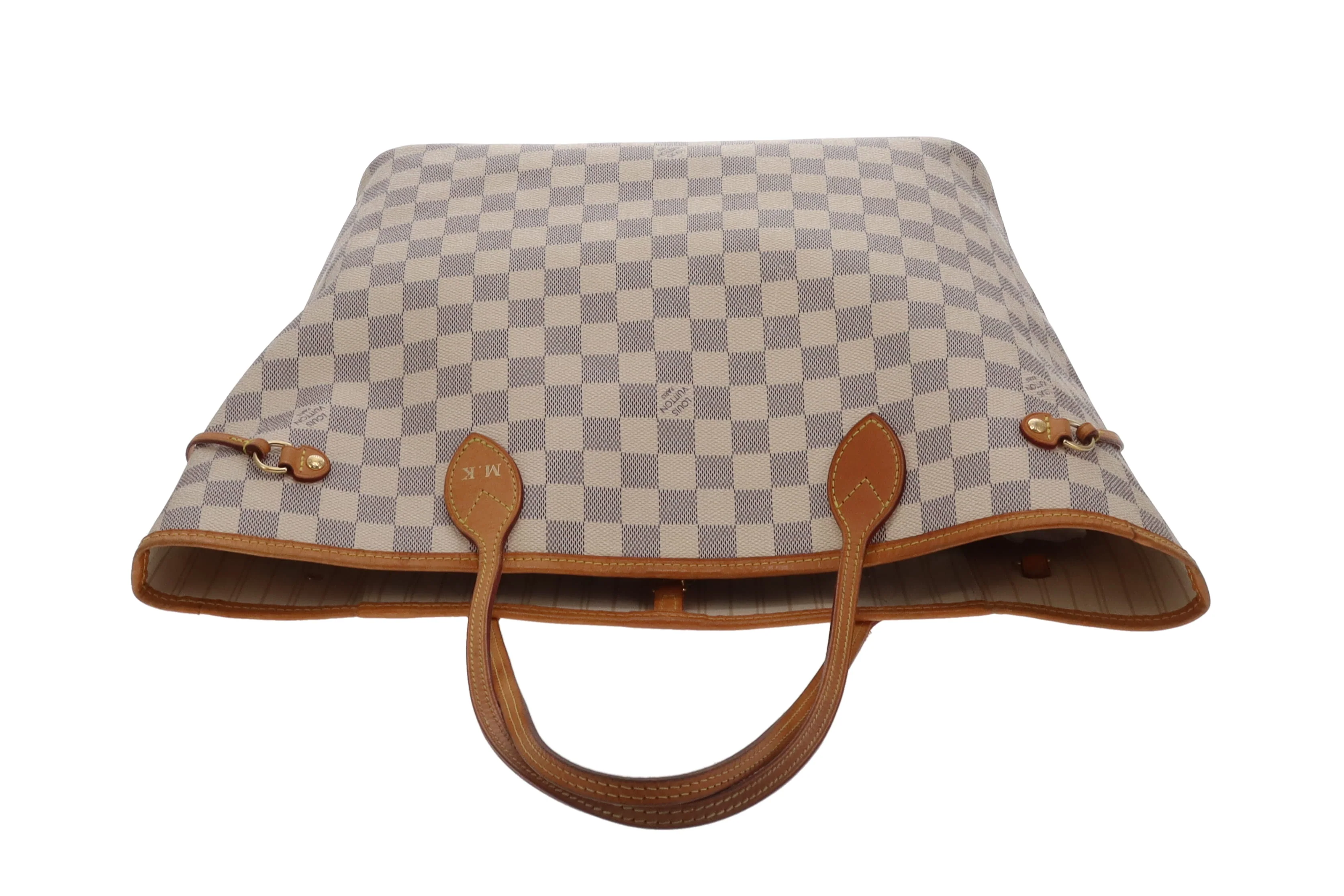 Louis Vuitton Neverfull Damier Azur MM GI1106 - 2016 (hotstamped MK) - Image 7