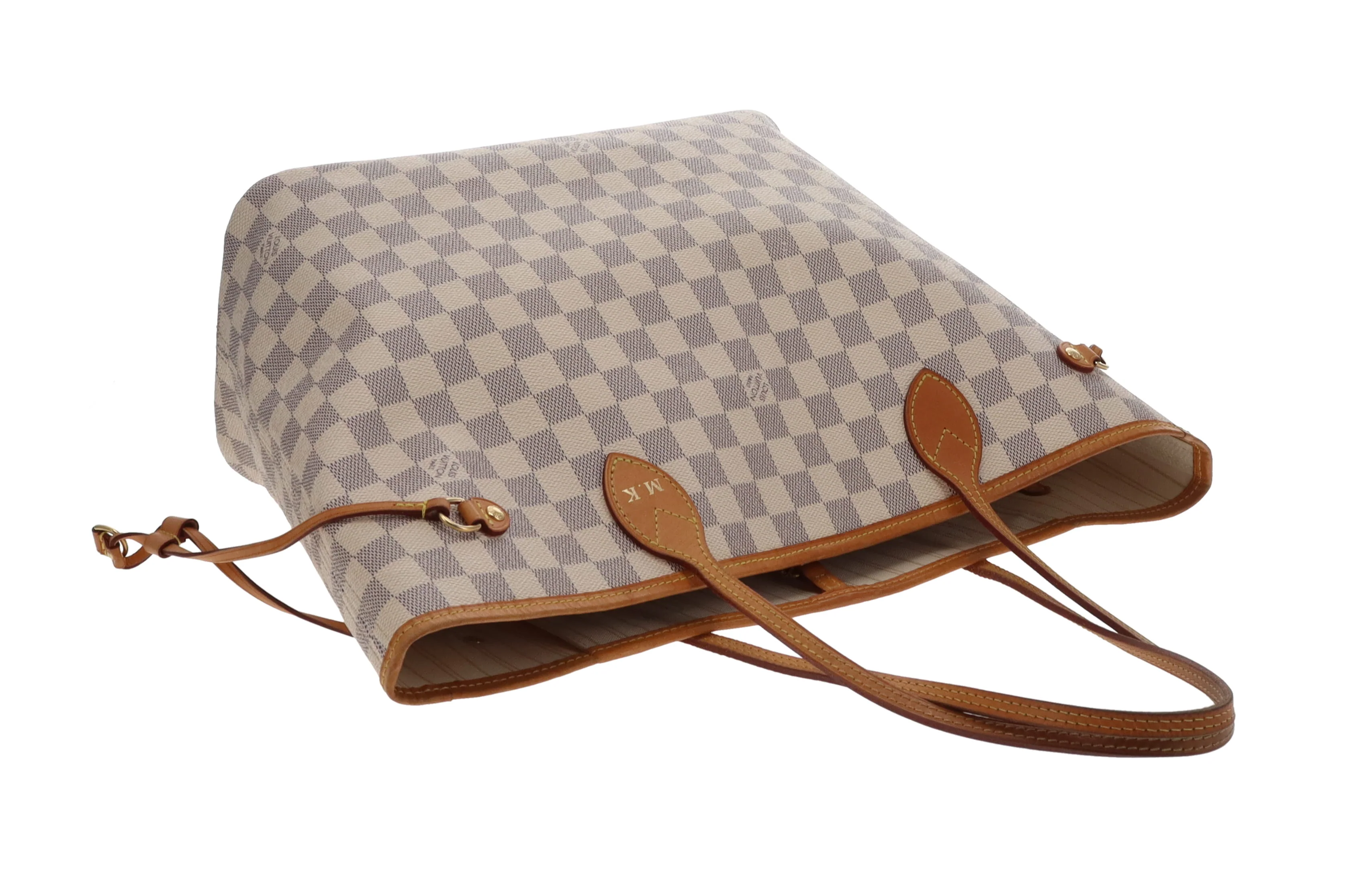 Louis Vuitton Neverfull Damier Azur MM GI1106 - 2016 (hotstamped MK) - Image 8