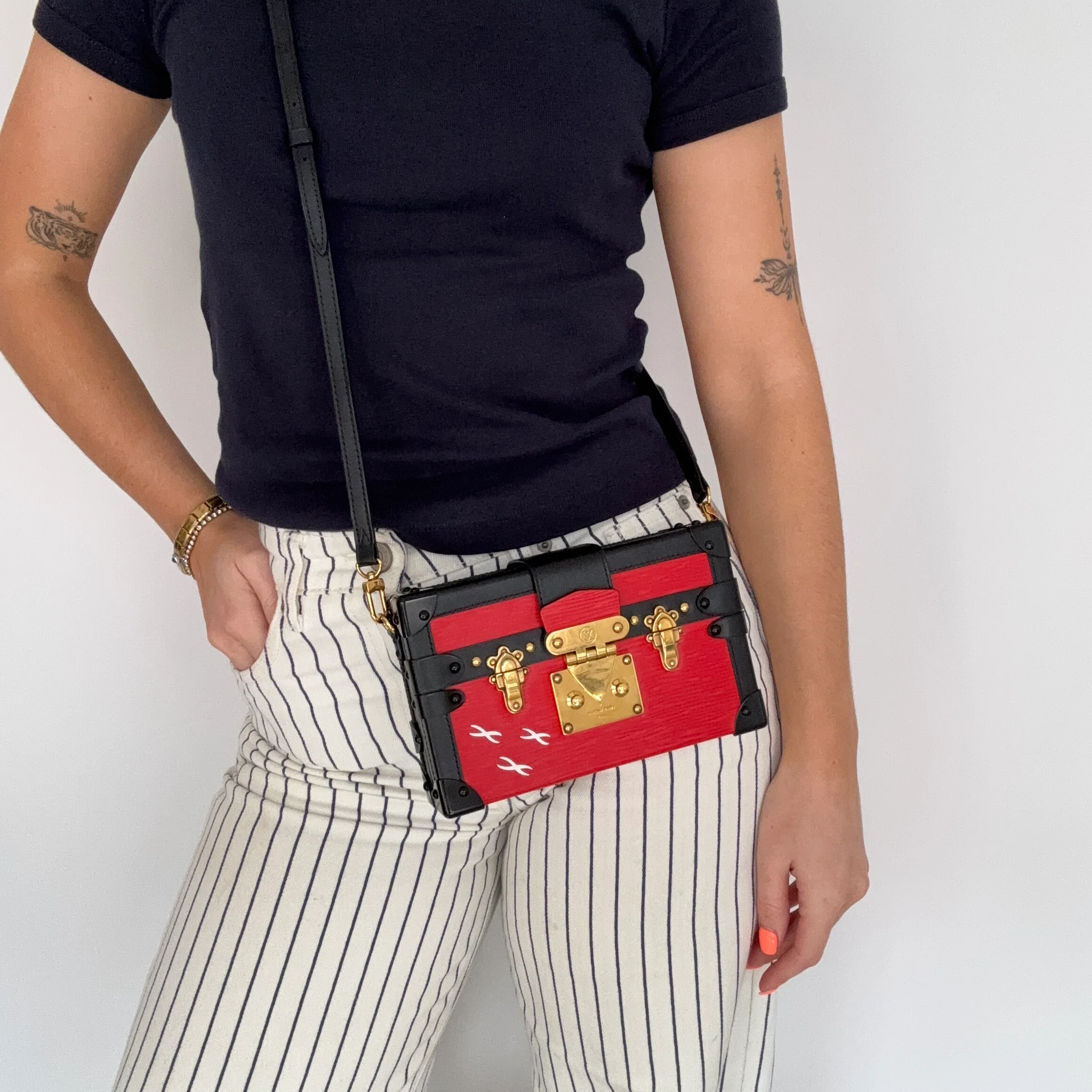 Louis Vuitton Petite Malle Limited Edition Trunk Bag FL5114 - Image 2