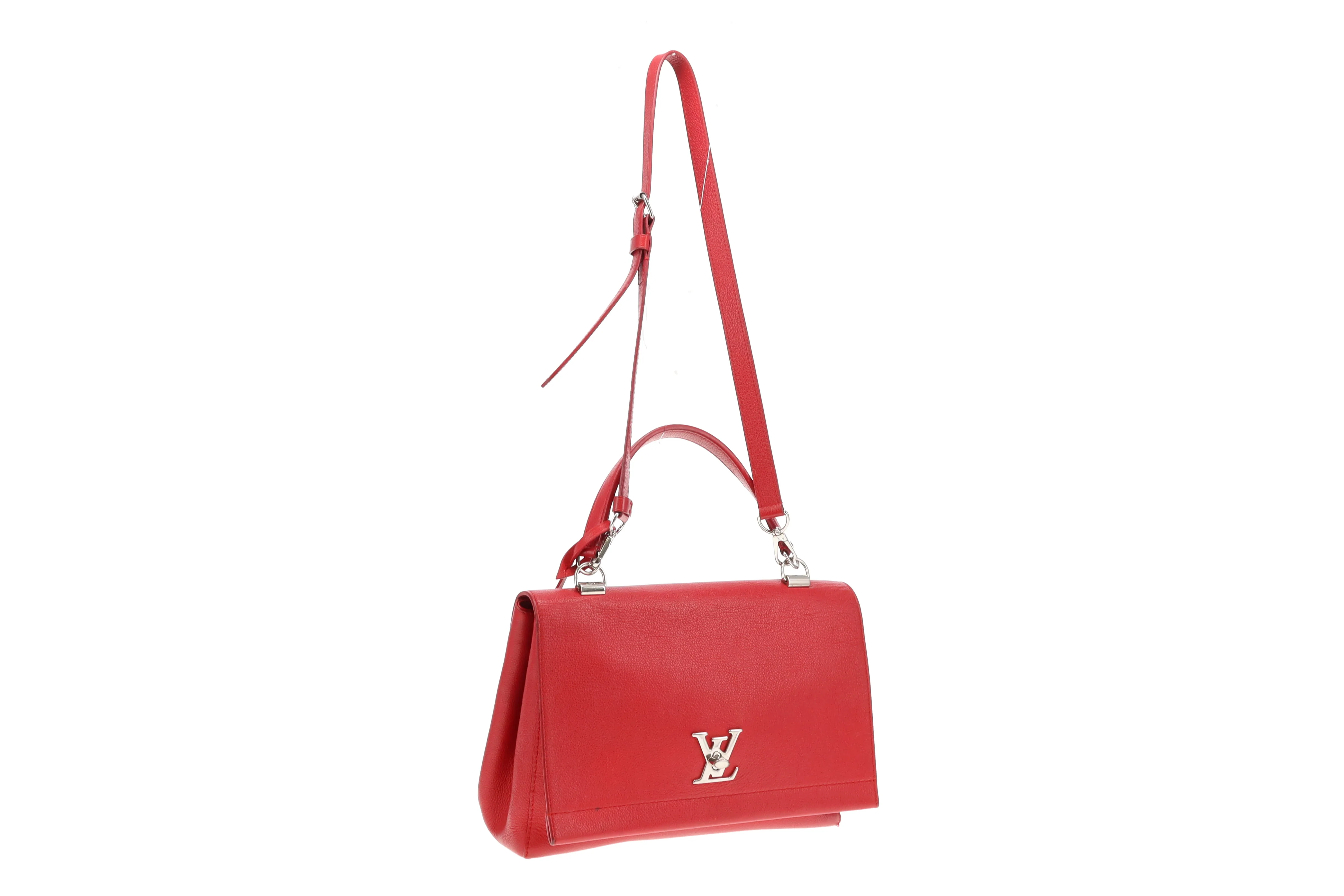Louis Vuitton Red Leather Lockme II Top Handle FL2116 - 2016 - Image 10