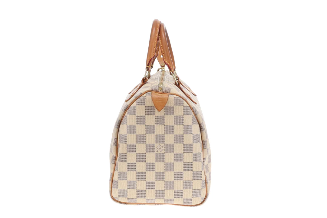 Louis Vuitton Speedy 30 Damier Azur DU3191 (Hotstamp SKH) - Image 3
