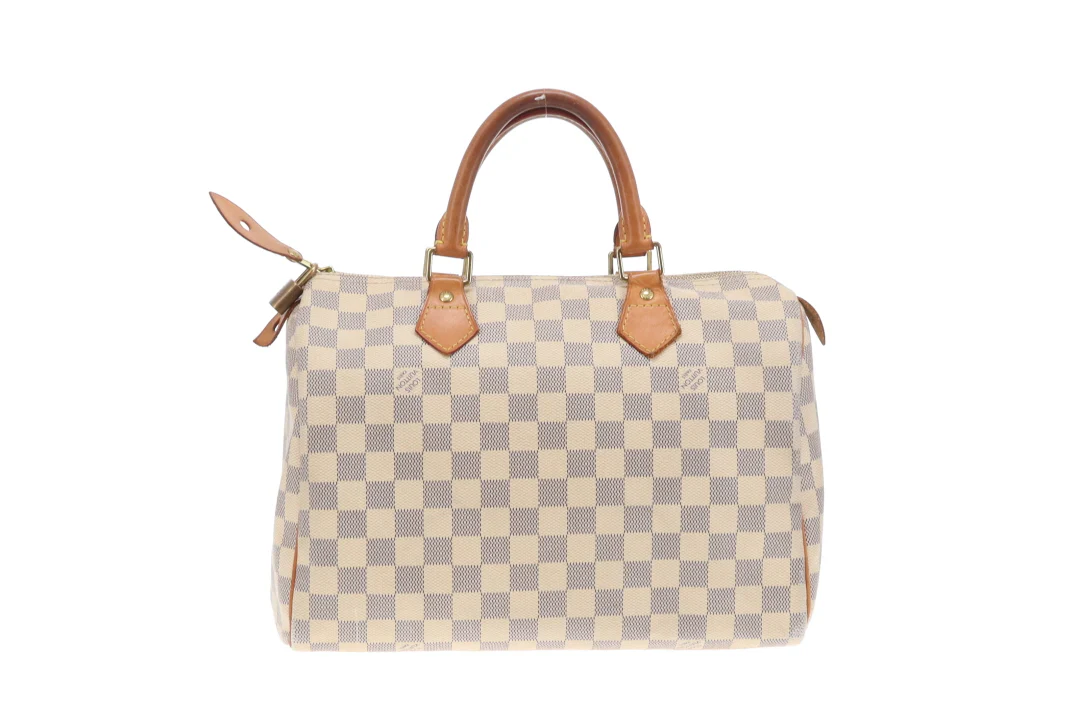 Louis Vuitton Speedy 30 Damier Azur DU3191 (Hotstamp SKH) - Image 4