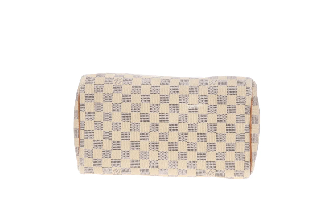Louis Vuitton Speedy 30 Damier Azur DU3191 (Hotstamp SKH) - Image 6
