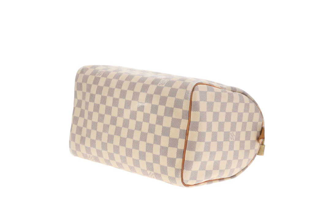Louis Vuitton Speedy 30 Damier Azur DU3191 (Hotstamp SKH) - Image 8