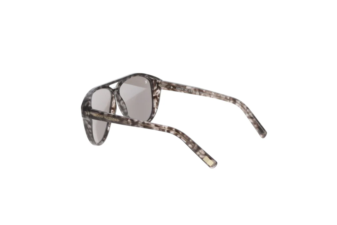 Louis Vuitton Tortoise Shell and White Frame Mowani Sunglasses Z2306W - Image 7