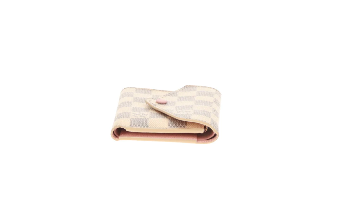 Louis Vuitton Victorine Wallet Damier Azur & Rose Ballerine SP4187 - Image 8
