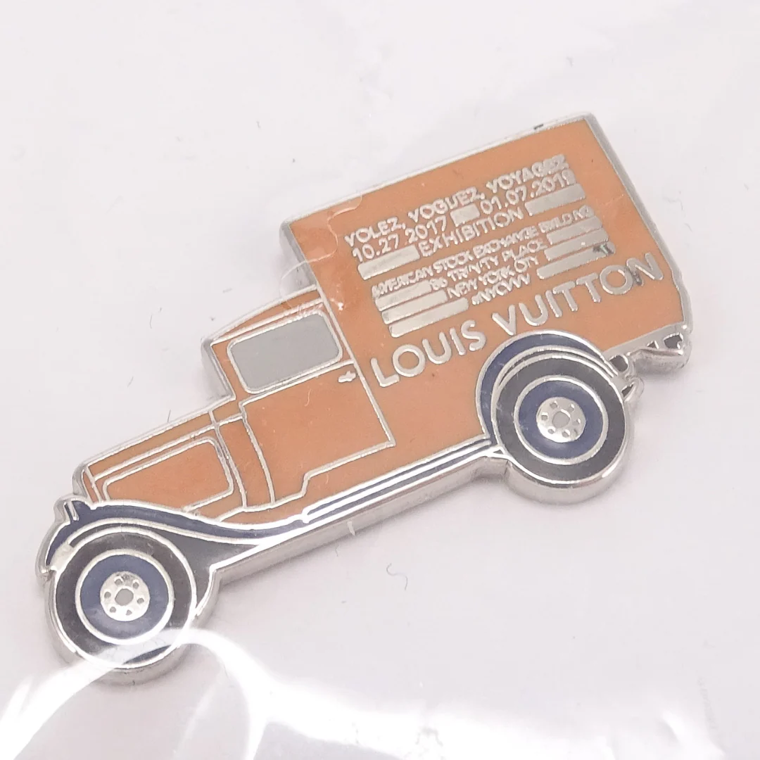 Louis Vuitton Volez Voguez Voyagez Pin Vintage Truck - Image 5