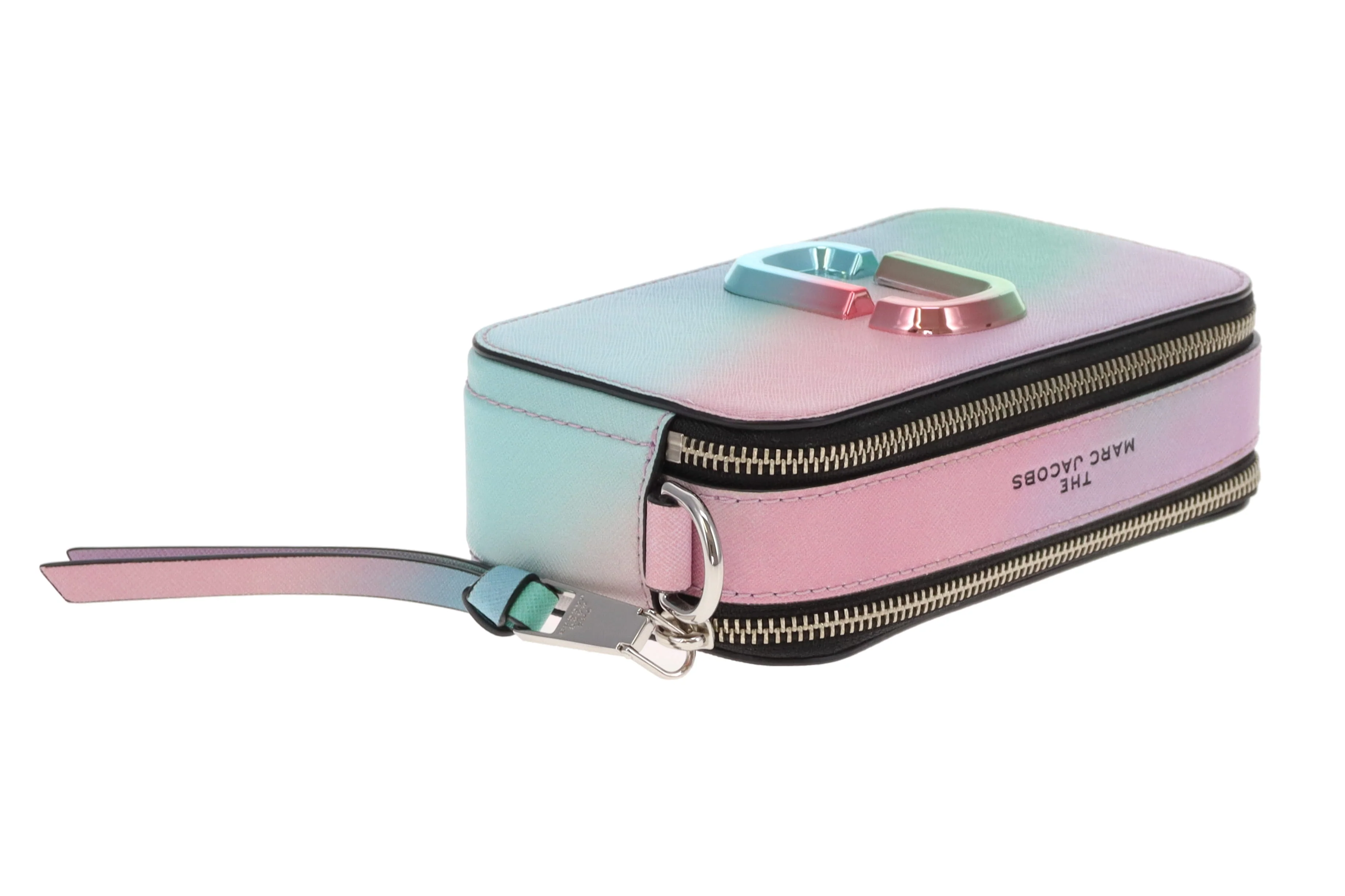 Marc Jacobs Snapshot Bag – Green Airbrush Leather with Multi-Tone Hardware - Image 10