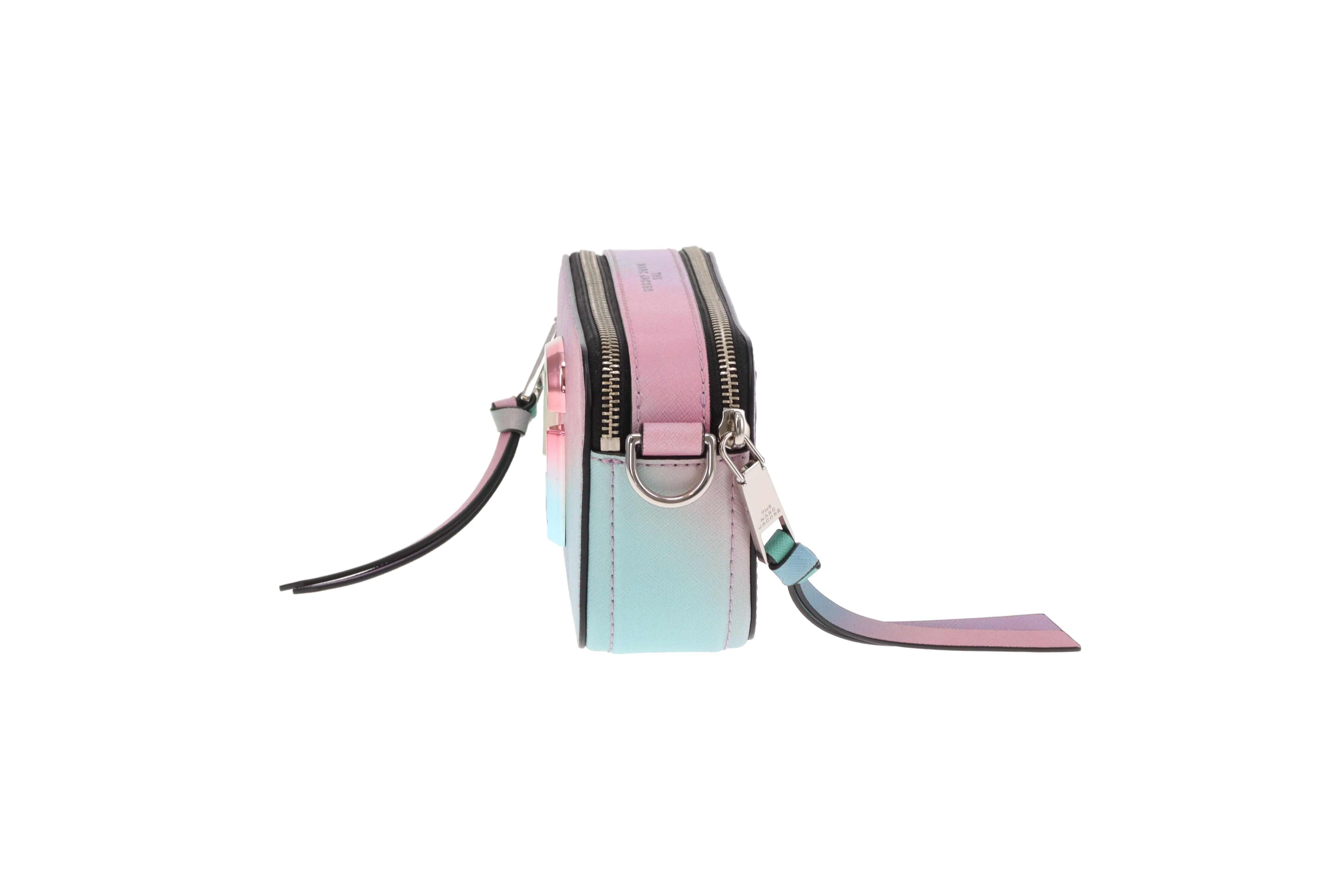 Marc Jacobs Snapshot Bag – Green Airbrush Leather with Multi-Tone Hardware - Image 8