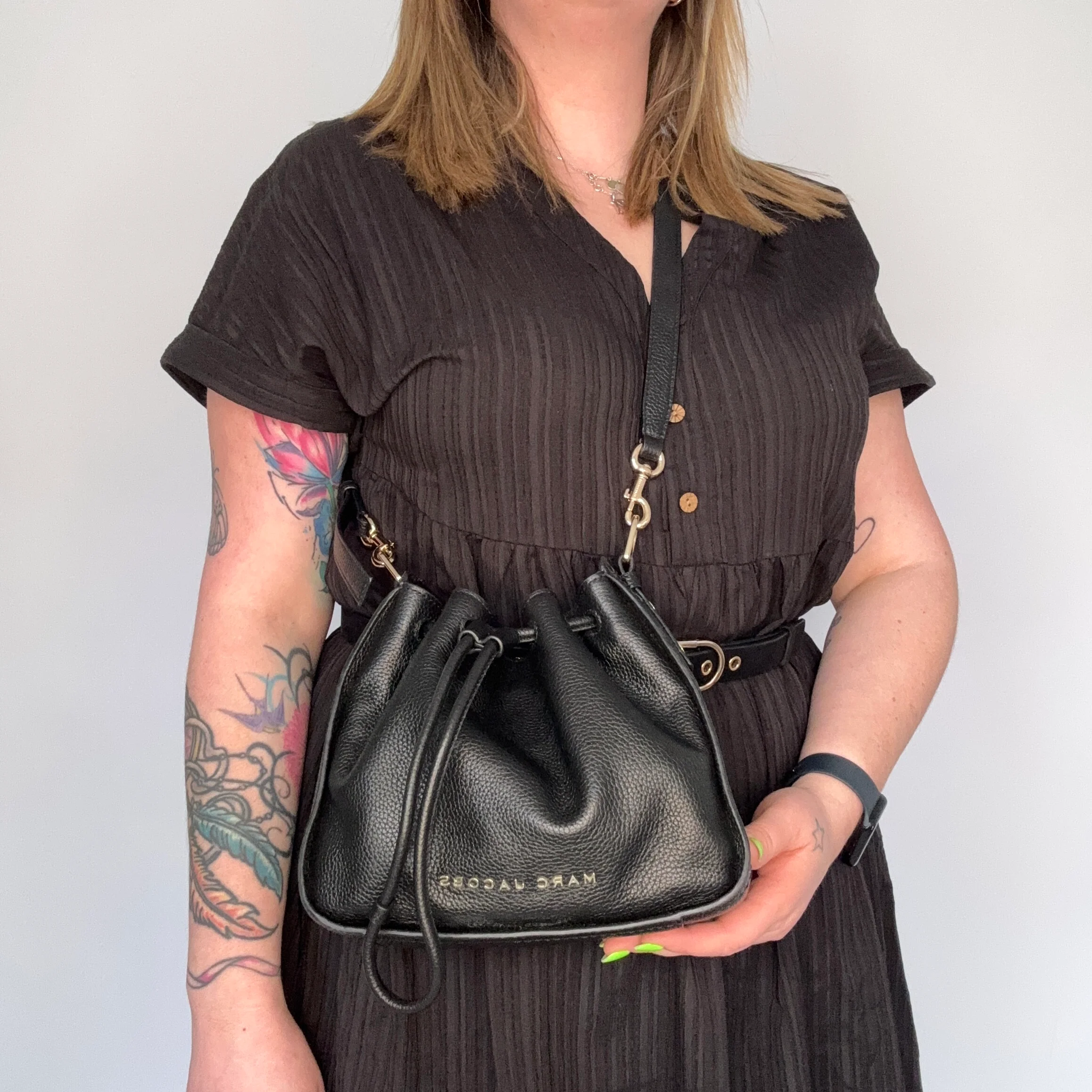 Marc Jacobs The Groove Mini Bucket Bag Black - Image 12