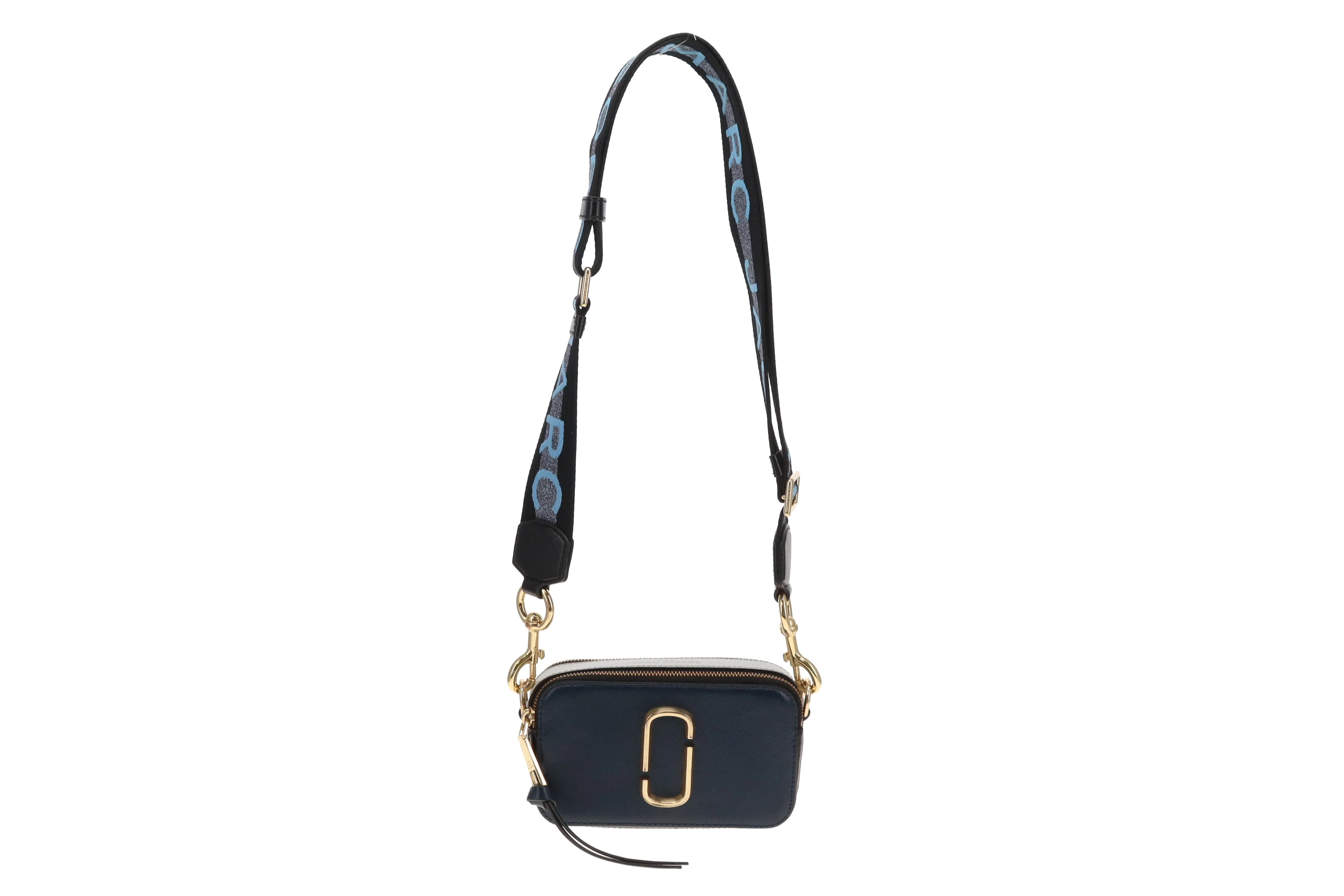 Marc Jacobs The Snapshot Crossbody Bag Navy & Black - Image 3