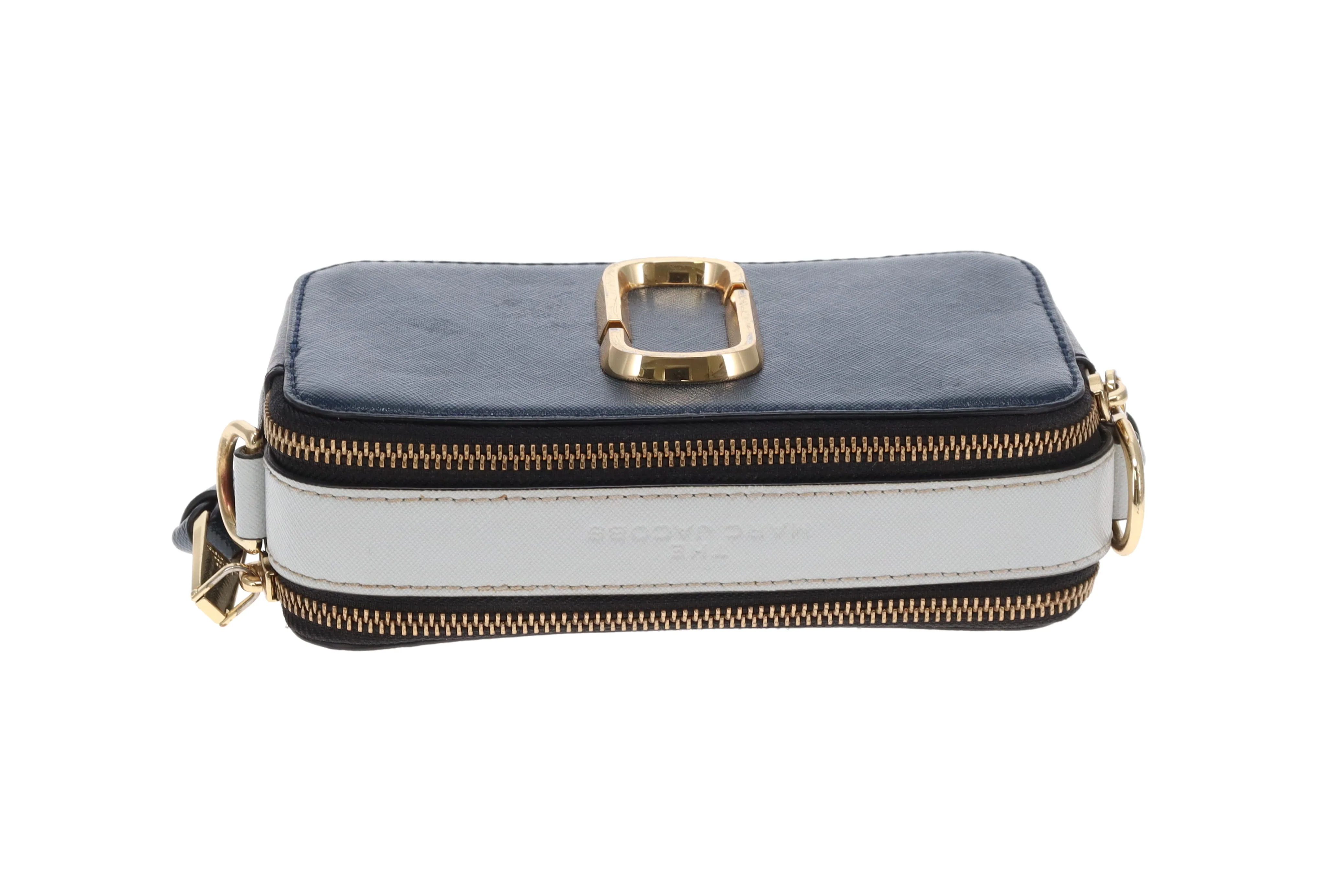 Marc Jacobs The Snapshot Crossbody Bag Navy & Black - Image 9