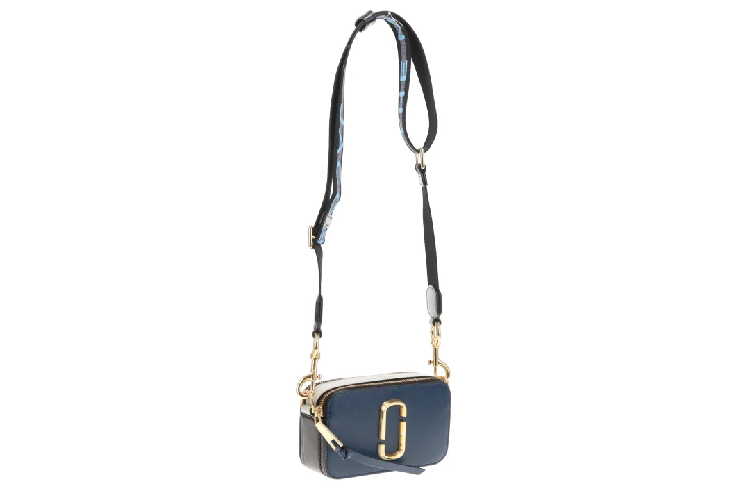 Marc Jacobs The Snapshot New Blue Sea With Logo Strap - Image 3