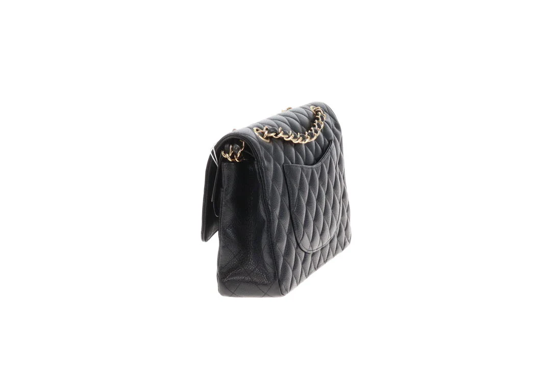Chanel Classic Double Flap Medium Black Caviar GHW 2009/10 - Image 10