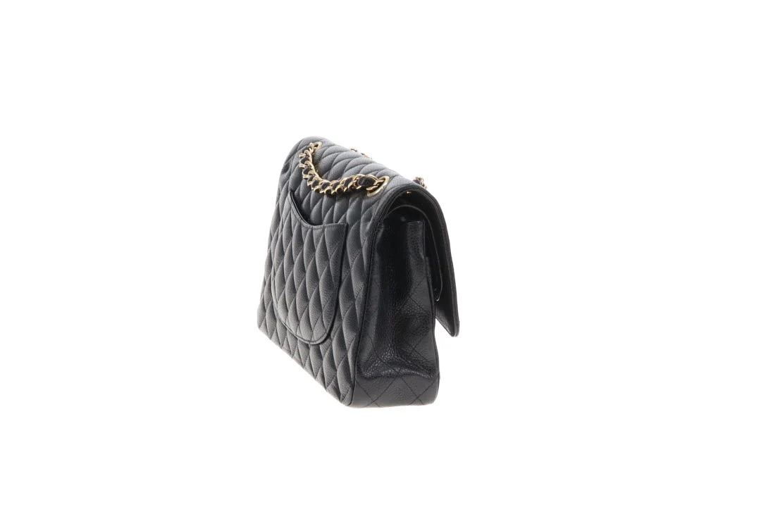 Chanel Classic Double Flap Medium Black Caviar GHW 2009/10 - Image 8