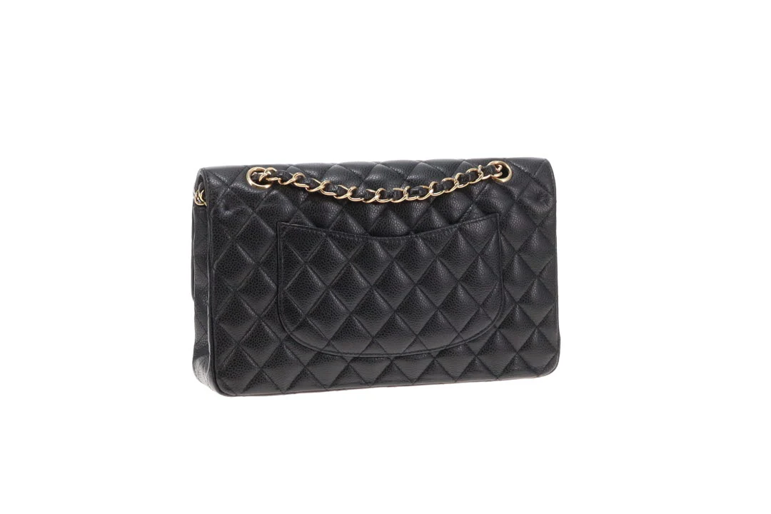 Chanel Classic Double Flap Medium Black Caviar GHW 2009/10 - Image 9