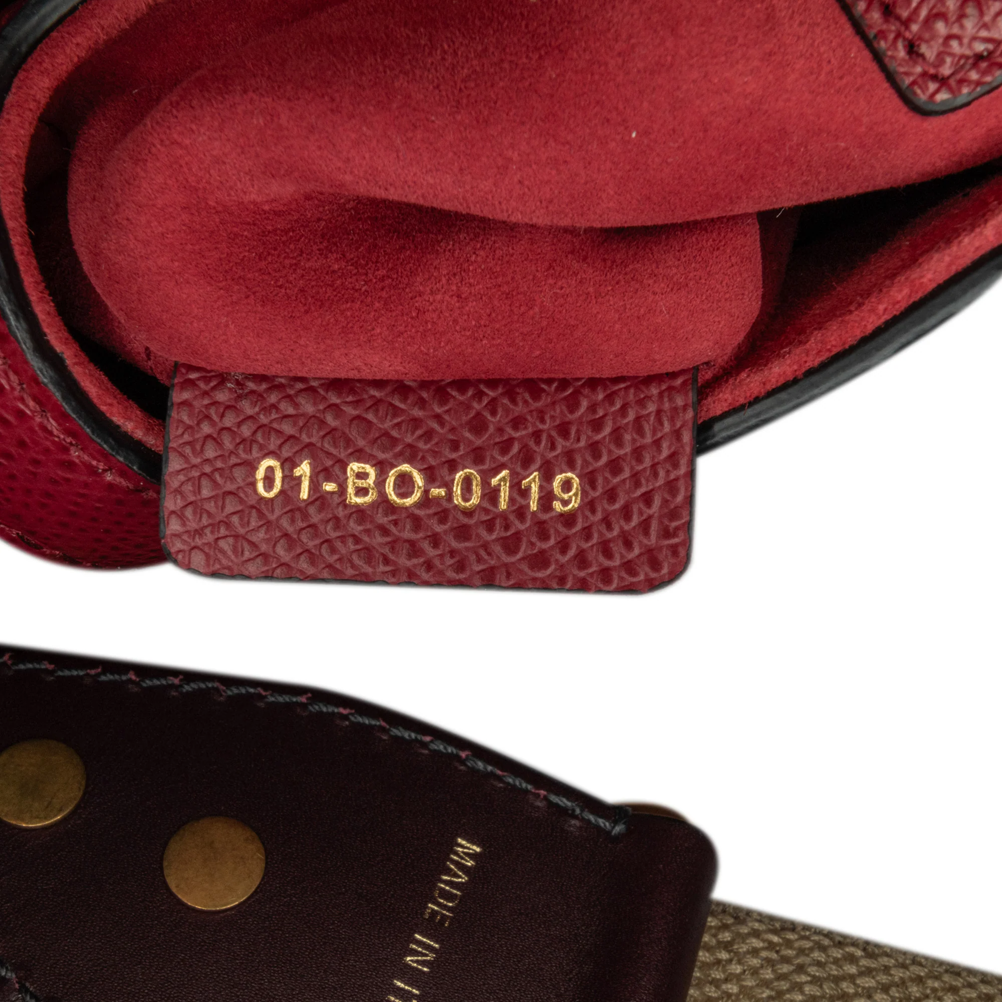 Dior Saddle Burgundy Mini Leather with Embroidered Strap 2019 - Image 7