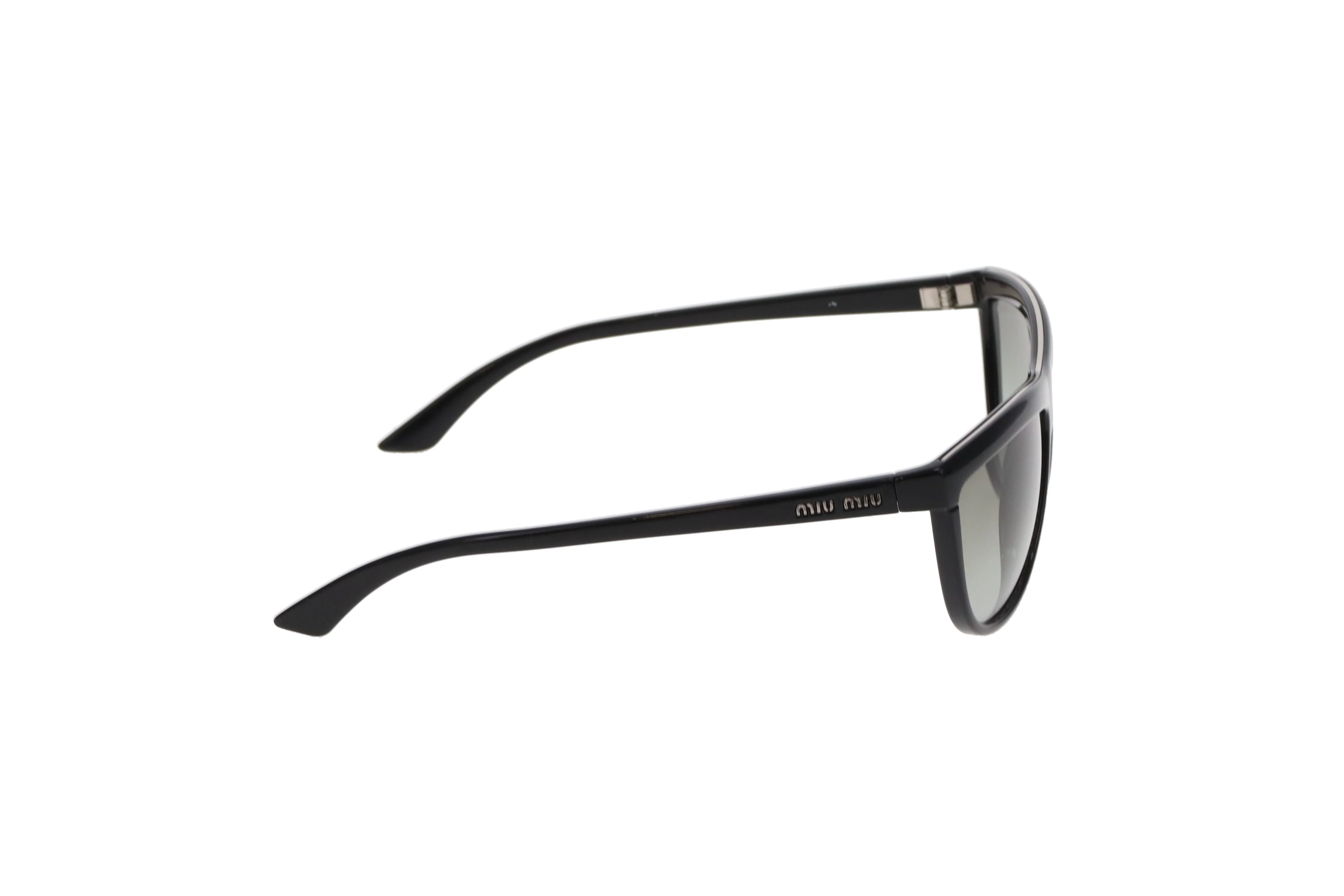 Miu Miu Black Frame High Bridge Sunglasses - Image 3