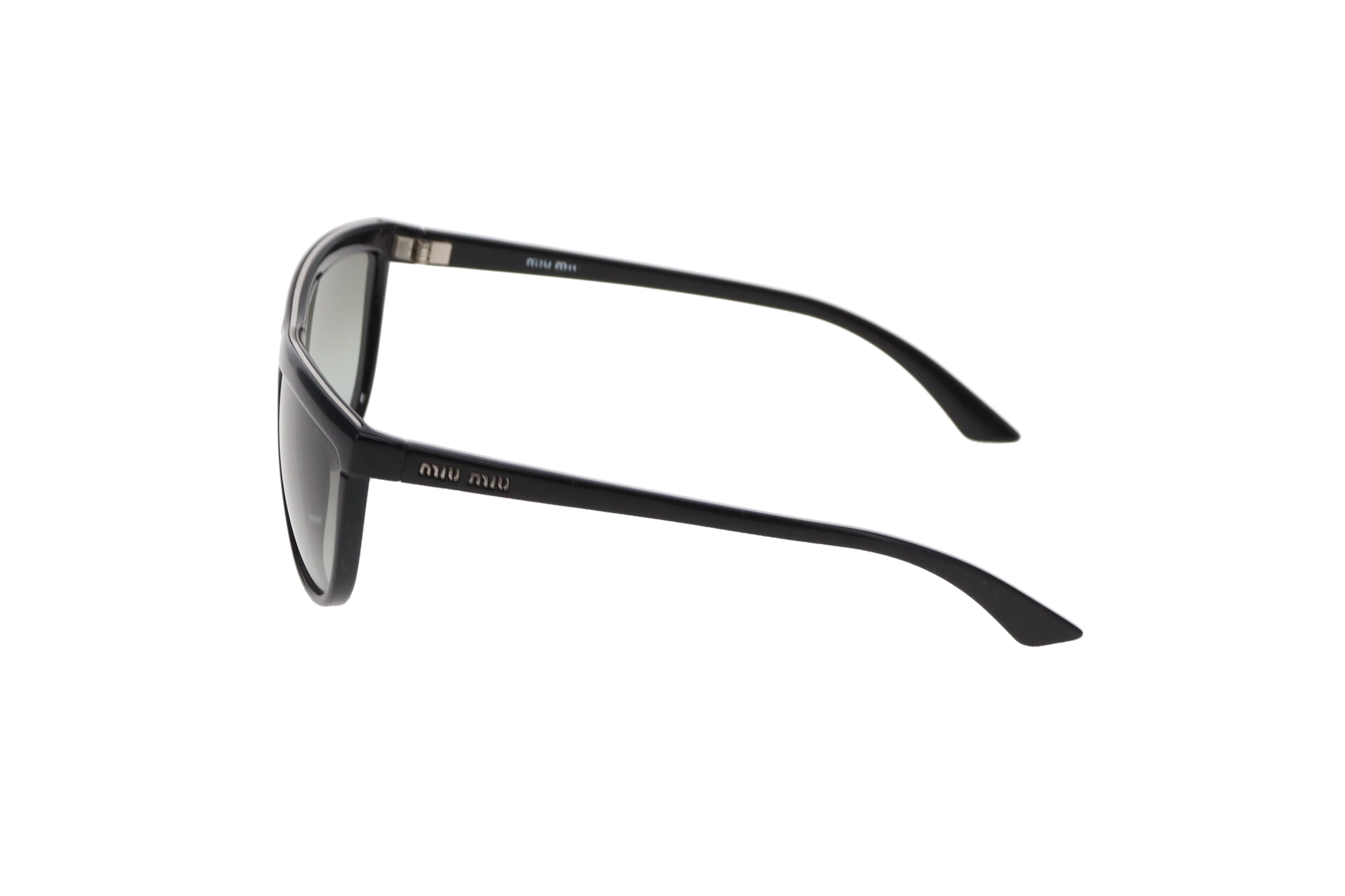 Miu Miu Black Frame High Bridge Sunglasses - Image 5