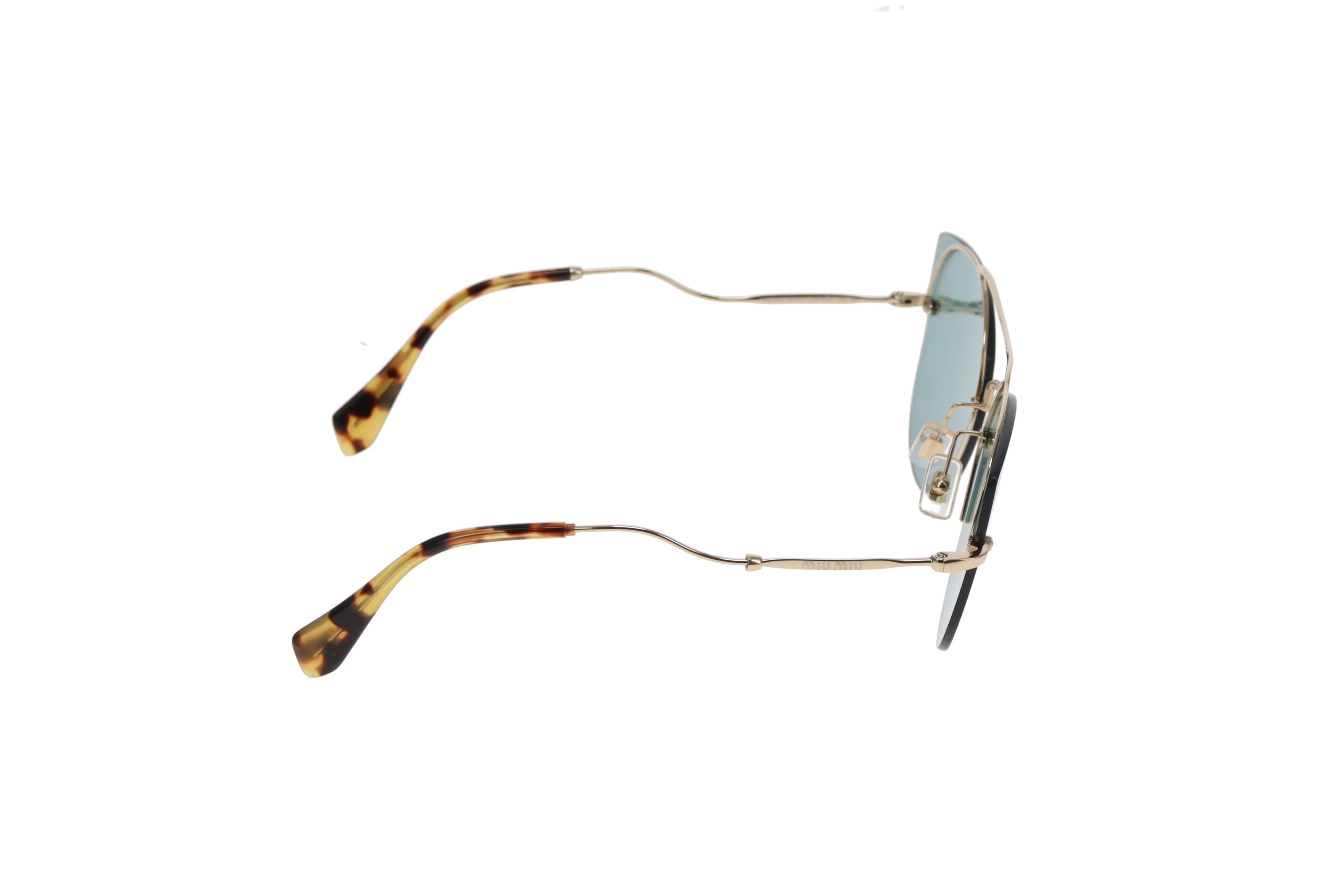 Miu Miu Mirror Sunglasses With Blue Hue SMU52s - Image 3