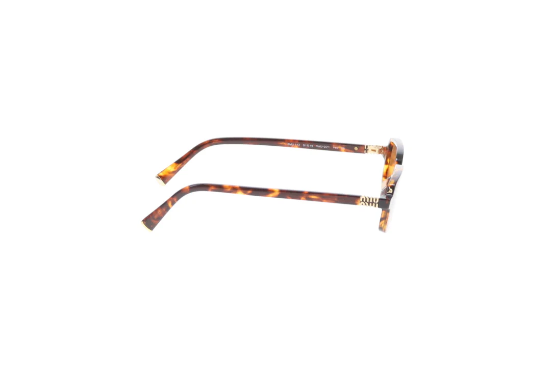 Miu Miu Thin Sunglasses SMU 11Z Tortoise - Image 4