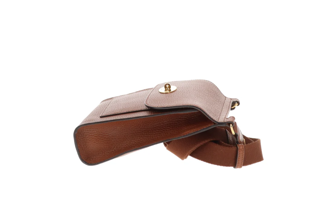 Mulberry Antony Small Oak Messenger Veg Tanned Grain - Image 11