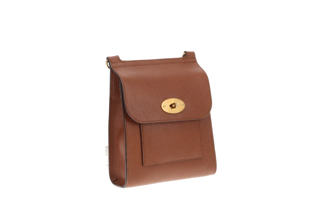 Mulberry Antony Small Oak Messenger Veg Tanned Grain - Image 5