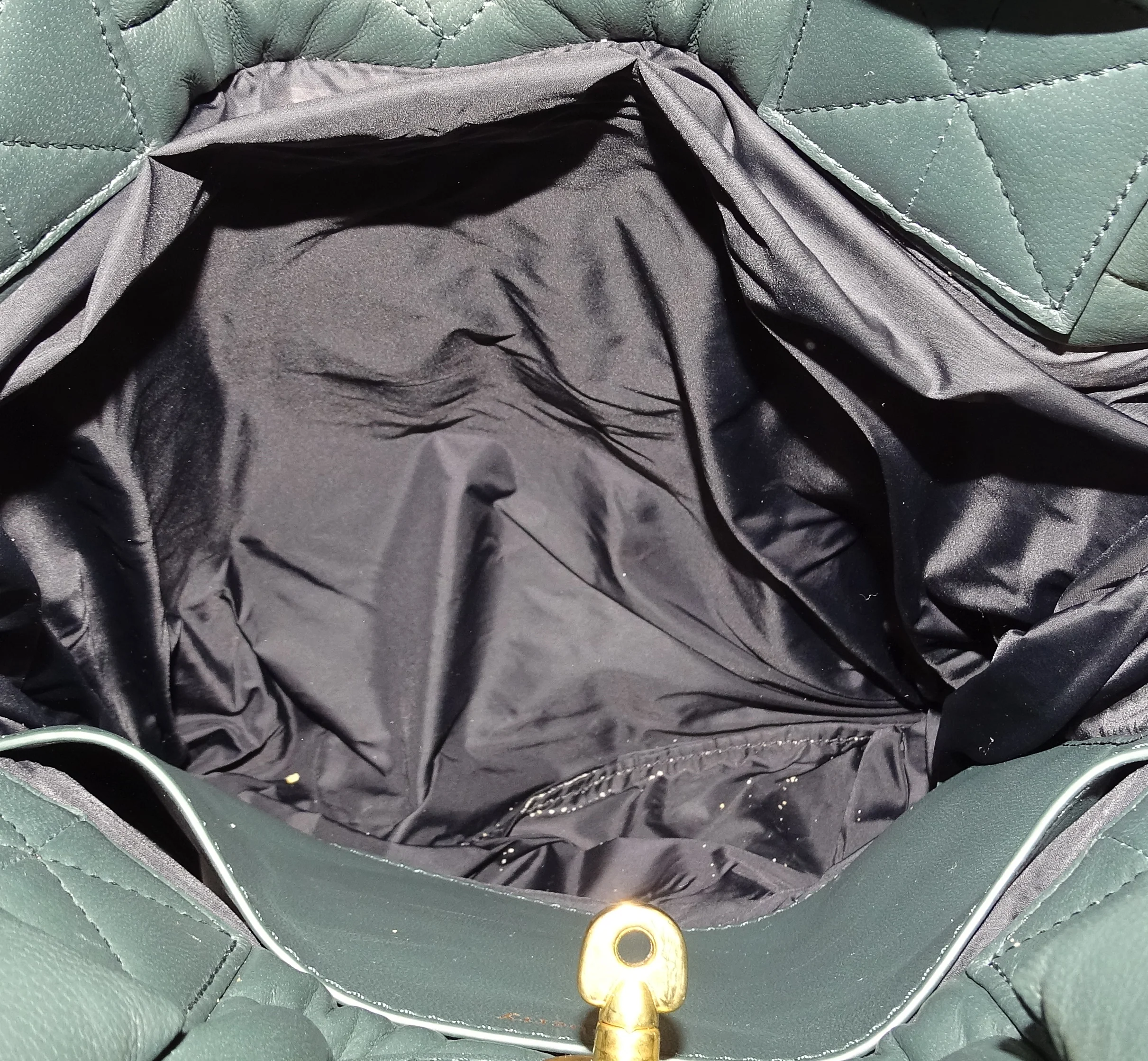 Mulberry Big Sofite Tote Nappa Leather Dark Green GHW - Image 13