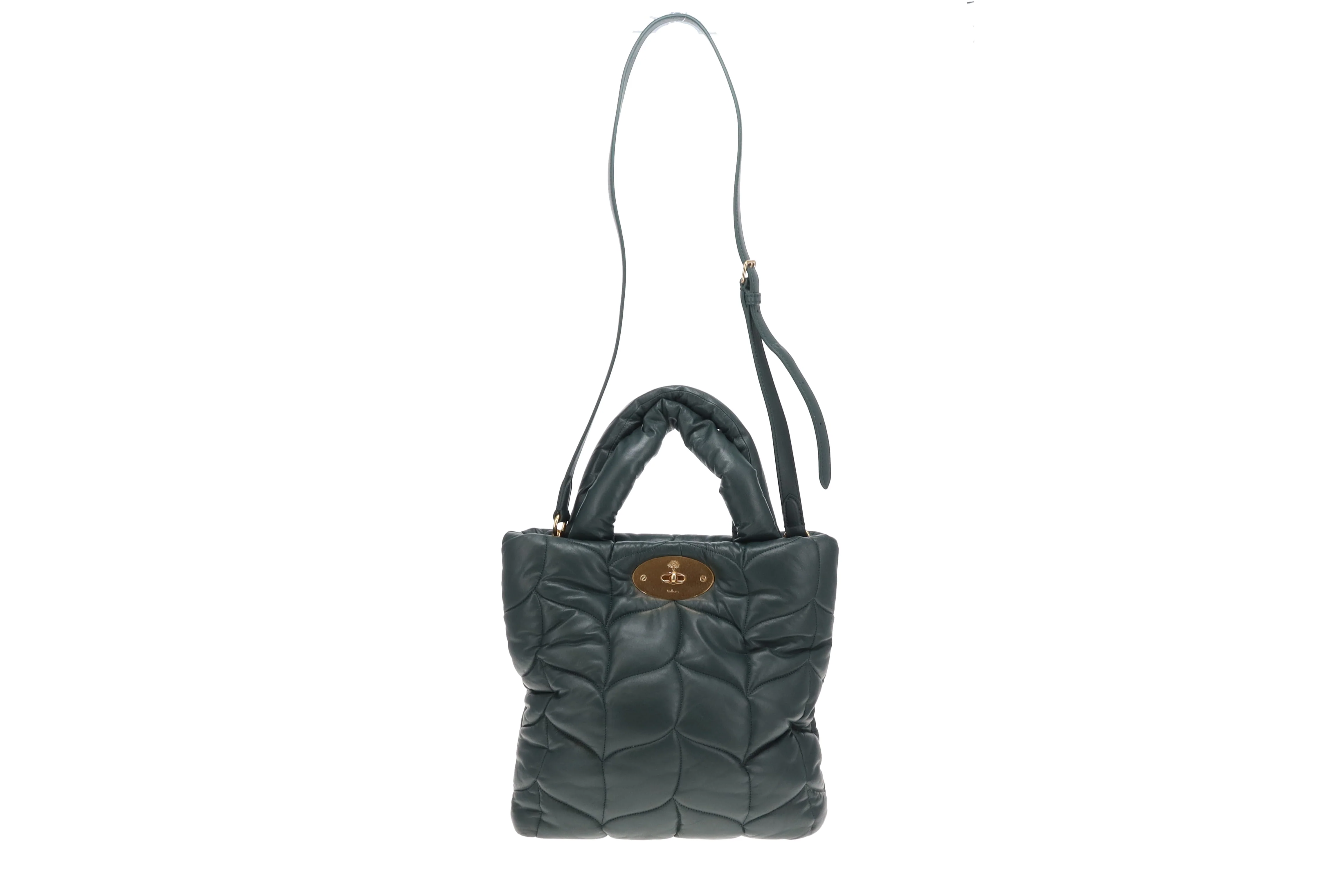 Mulberry Big Sofite Tote Nappa Leather Dark Green GHW - Image 3