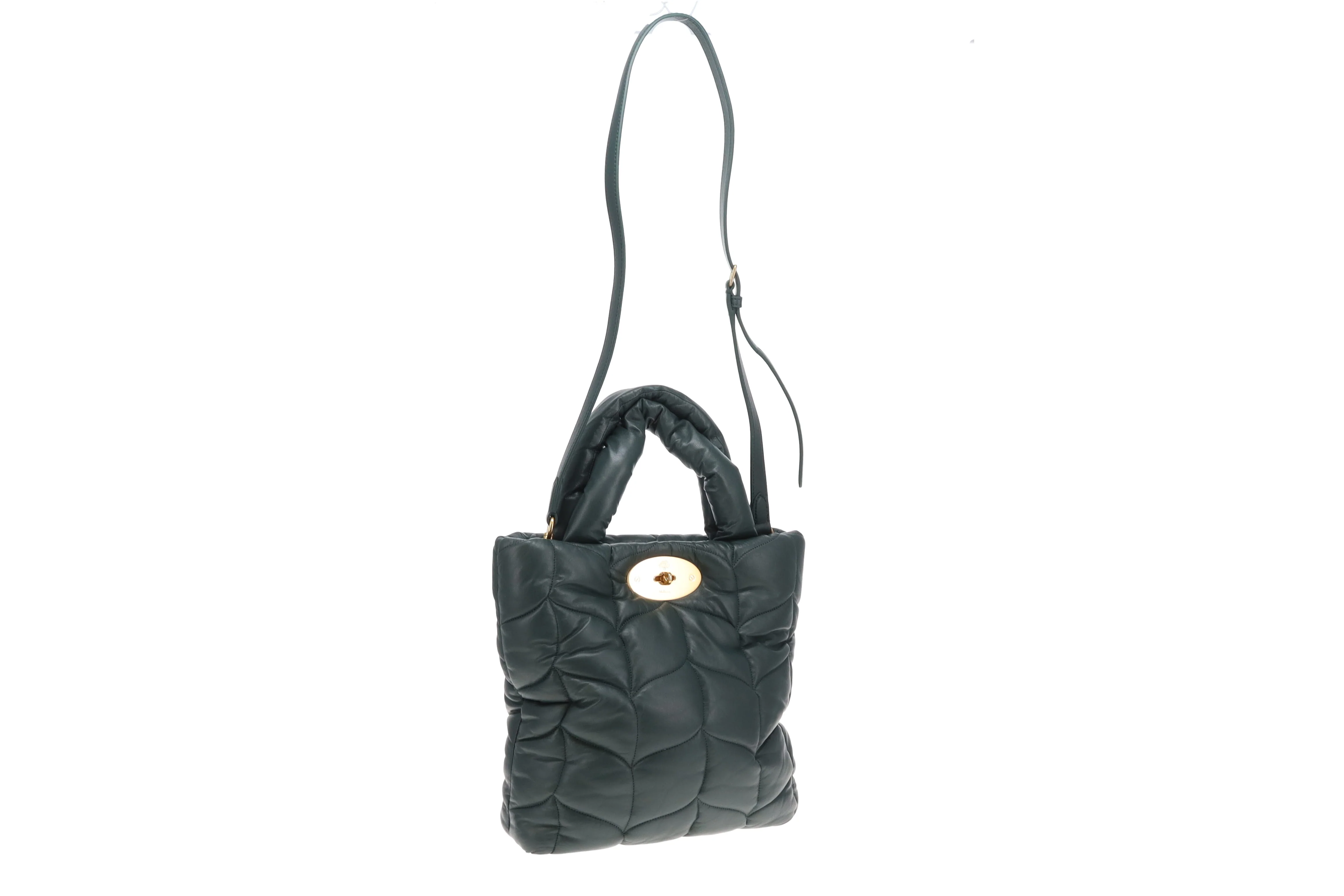 Mulberry Big Sofite Tote Nappa Leather Dark Green GHW - Image 4