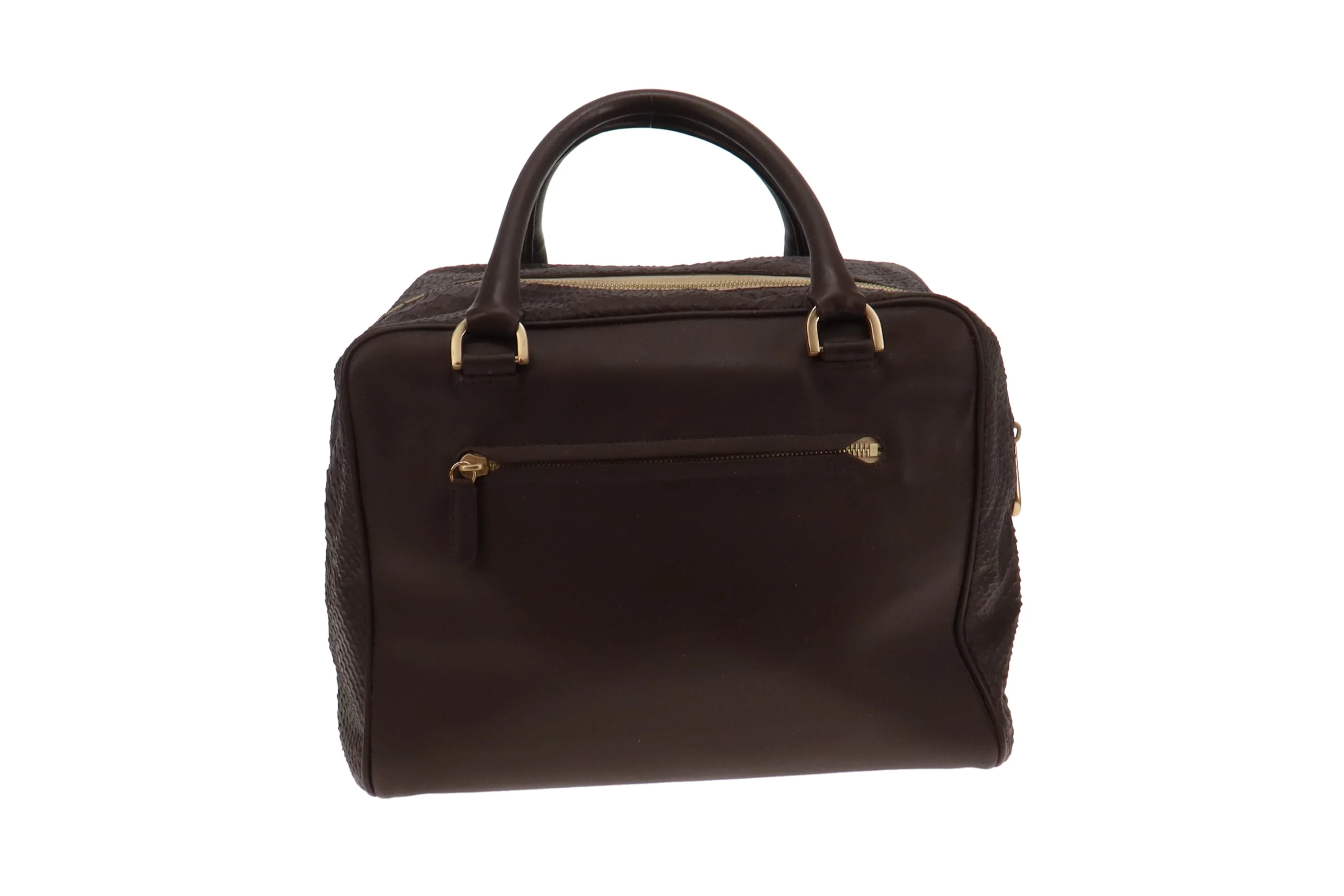 Mulberry Chocolate Brown Leather Maisie Clipper Bag - Image 5